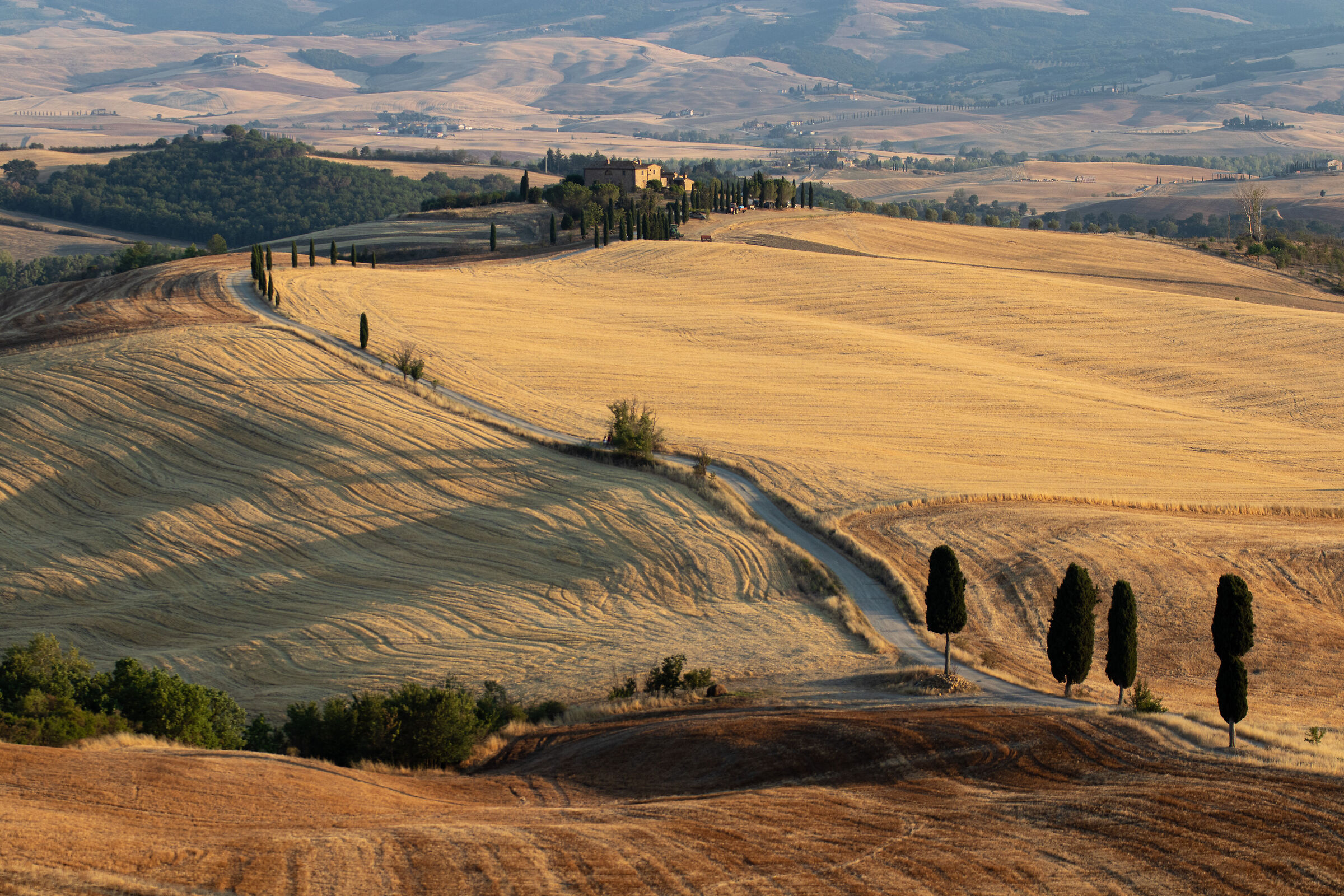 Sunset in Val D'Orcia...