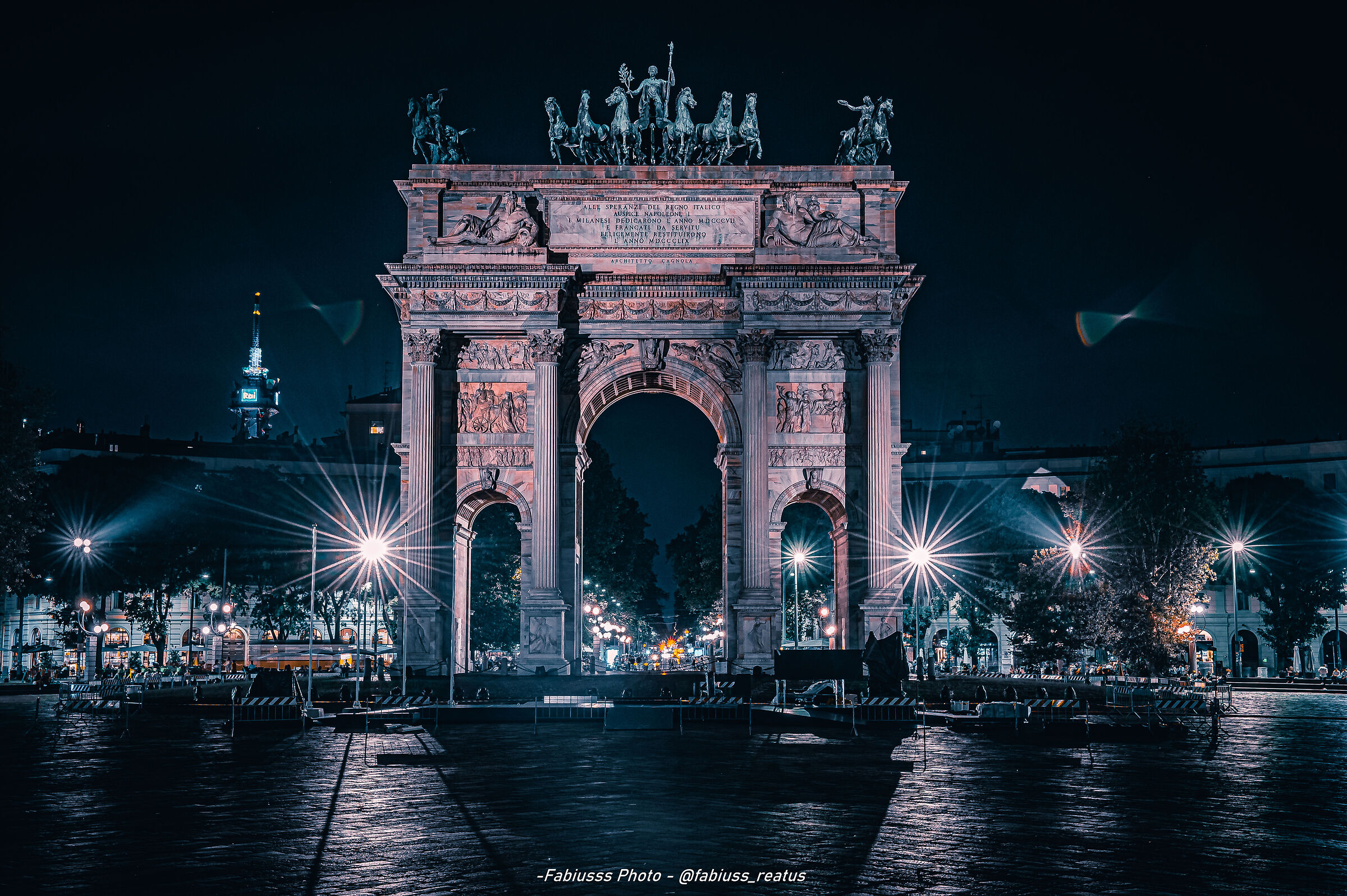 Arco della Pace by Night...