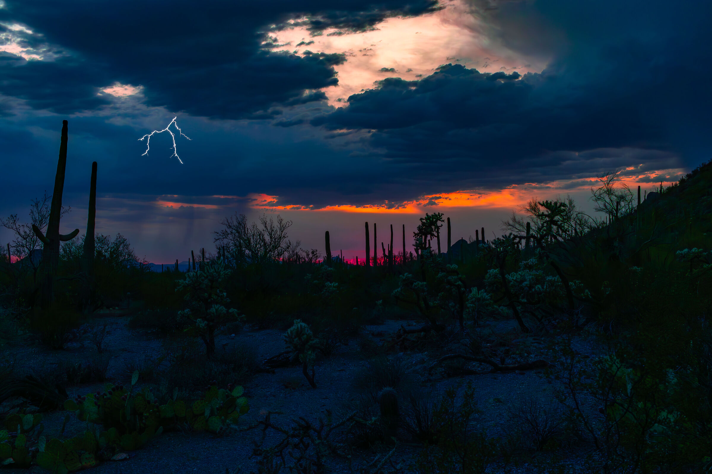 Storm in the desert...