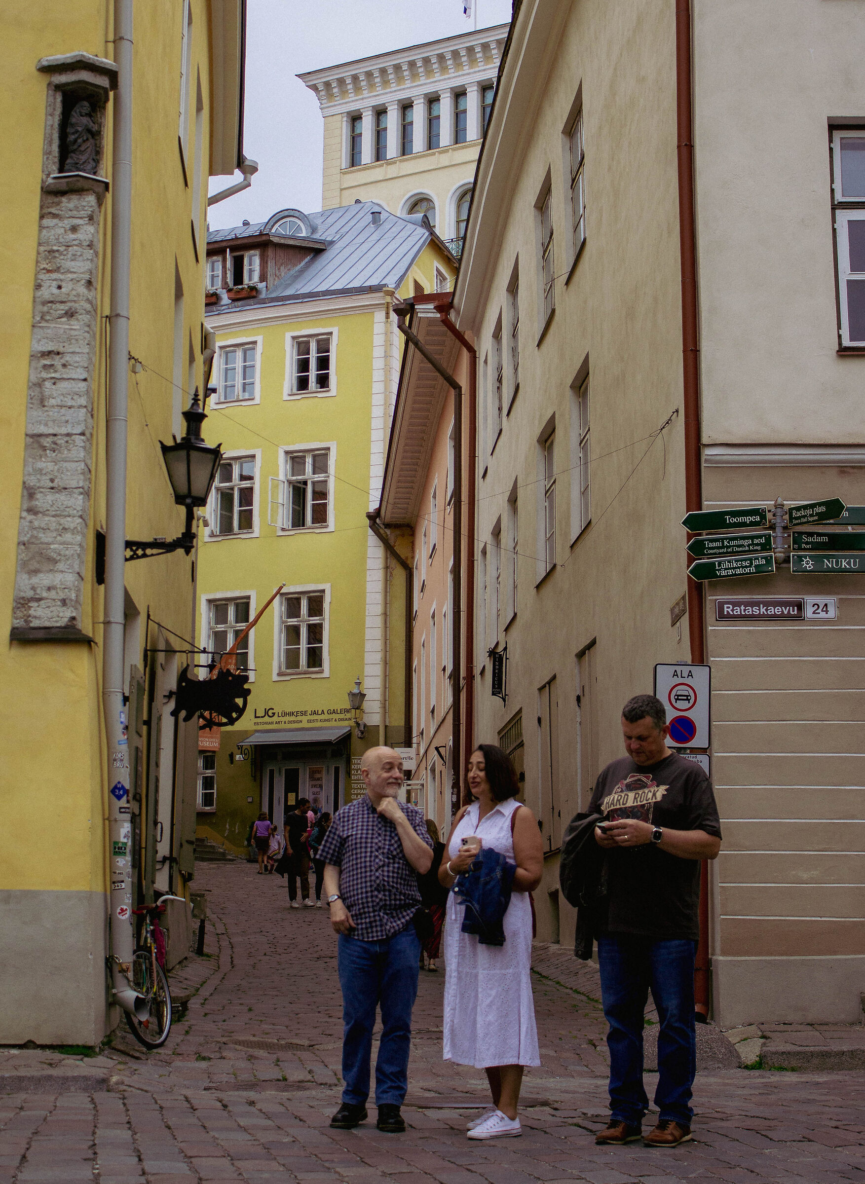 Random people in Tallinn, Estonia, 2023...