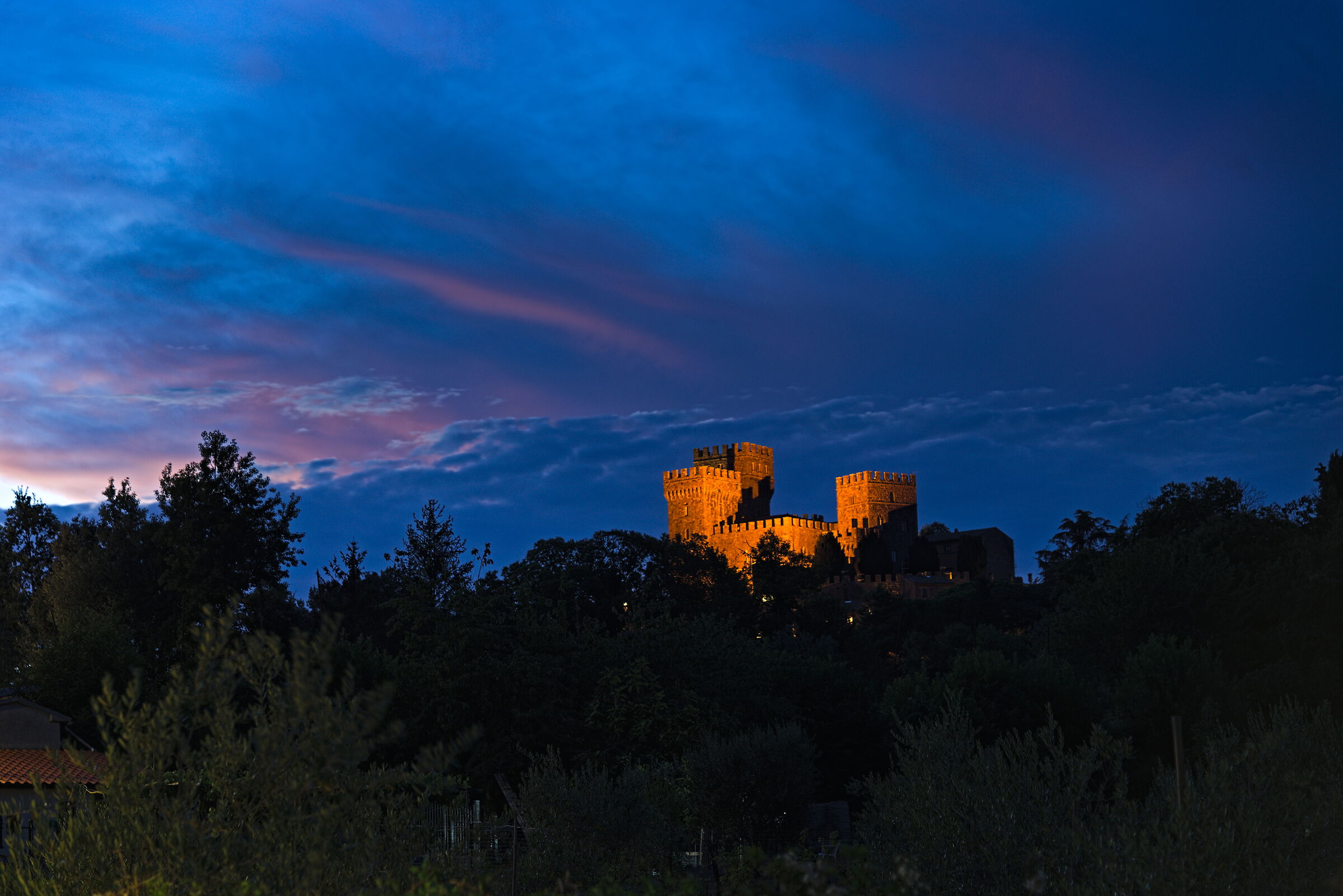 The castle of Torre Alfina...