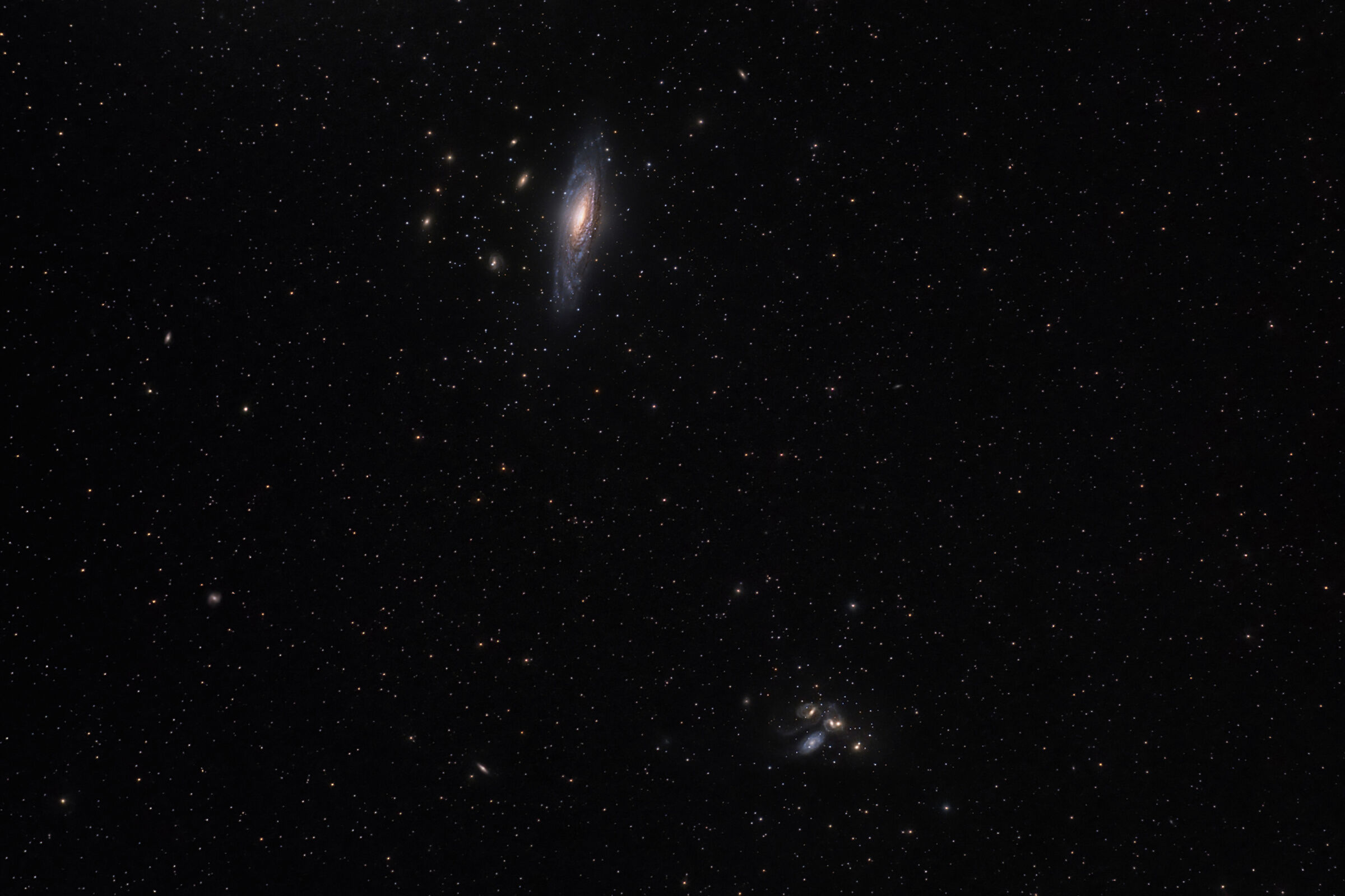 NGC7331 & Quintet in the Pegasus...