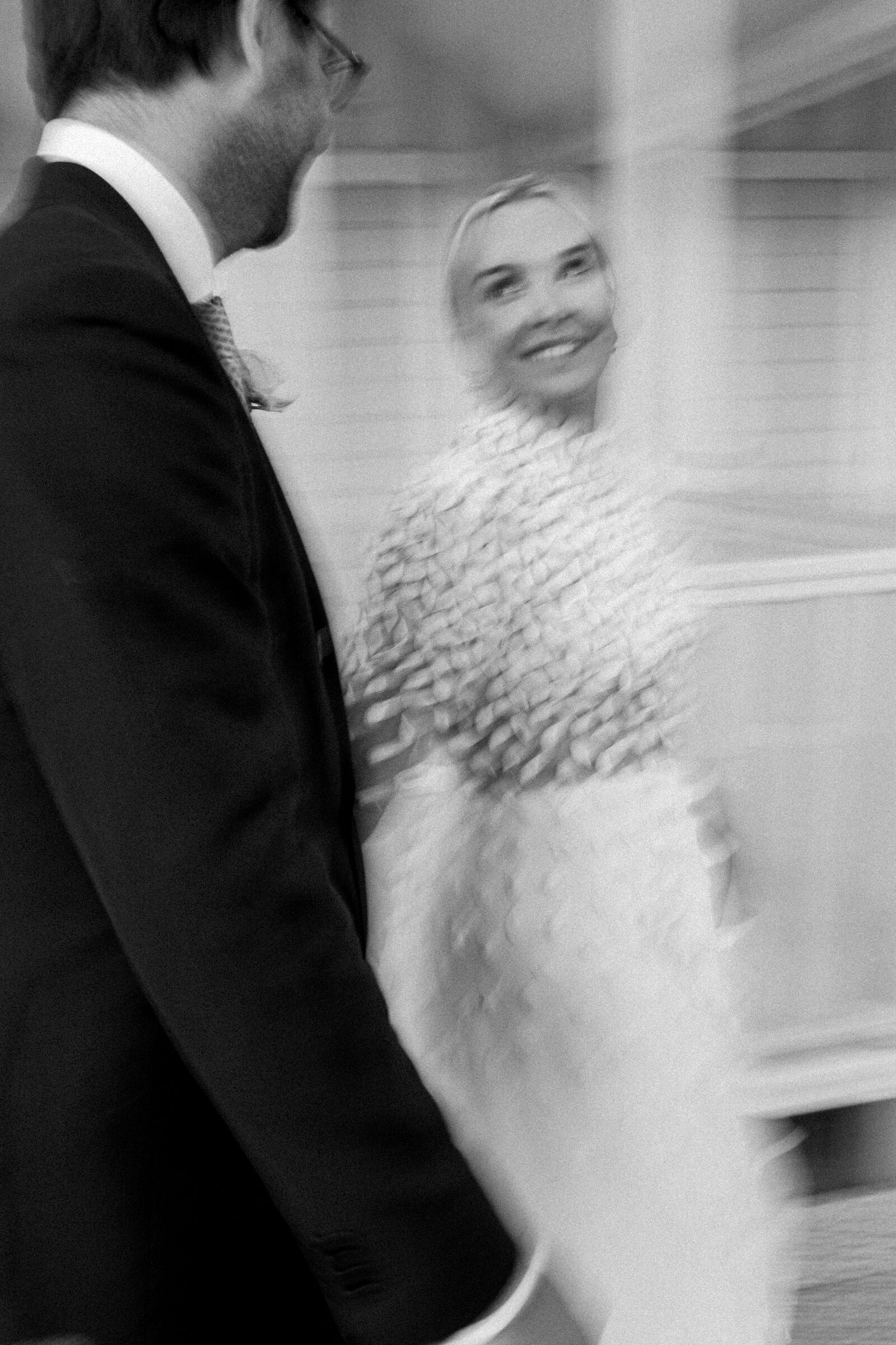 blurry bride...