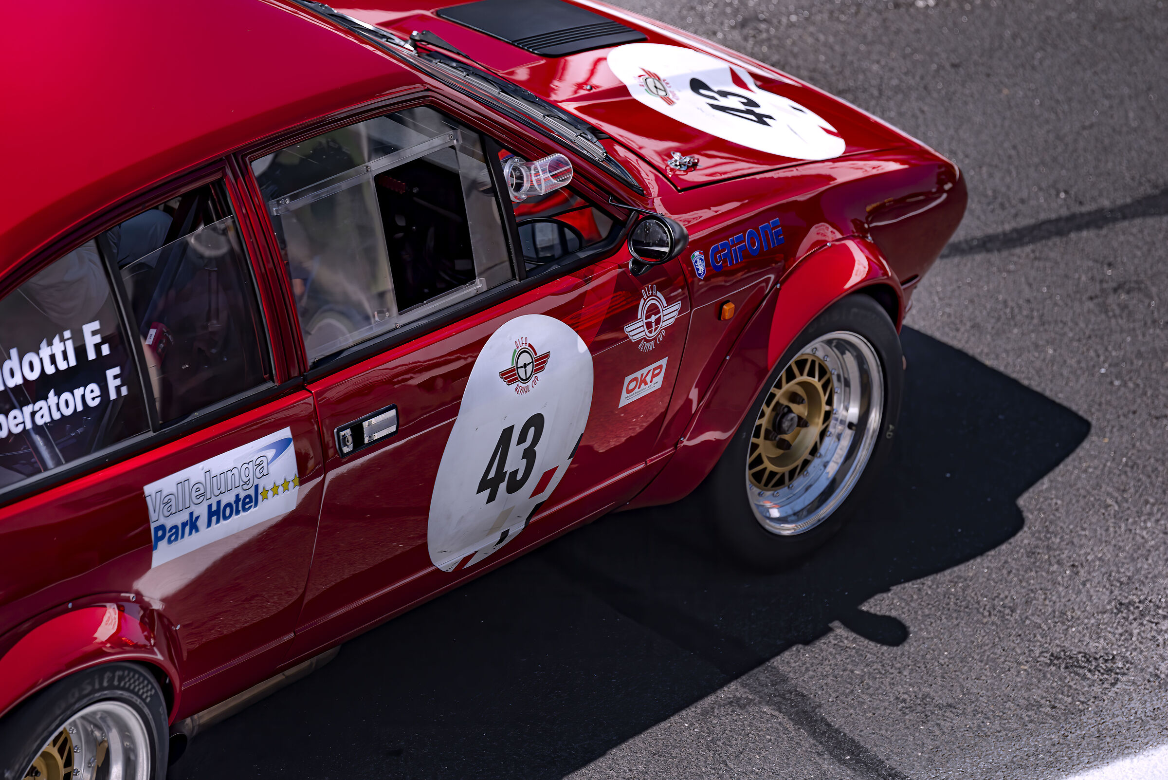 Alfa Romeo Gtv6 2500 6 cylinders Autodromo di Vallelunga...
