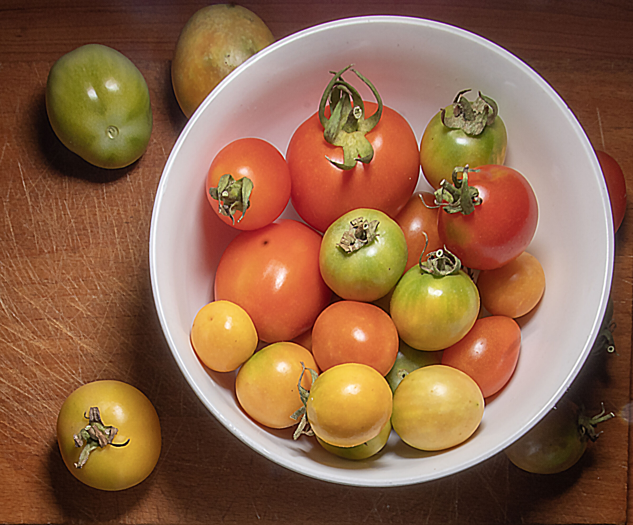 Fresh tomatoes...