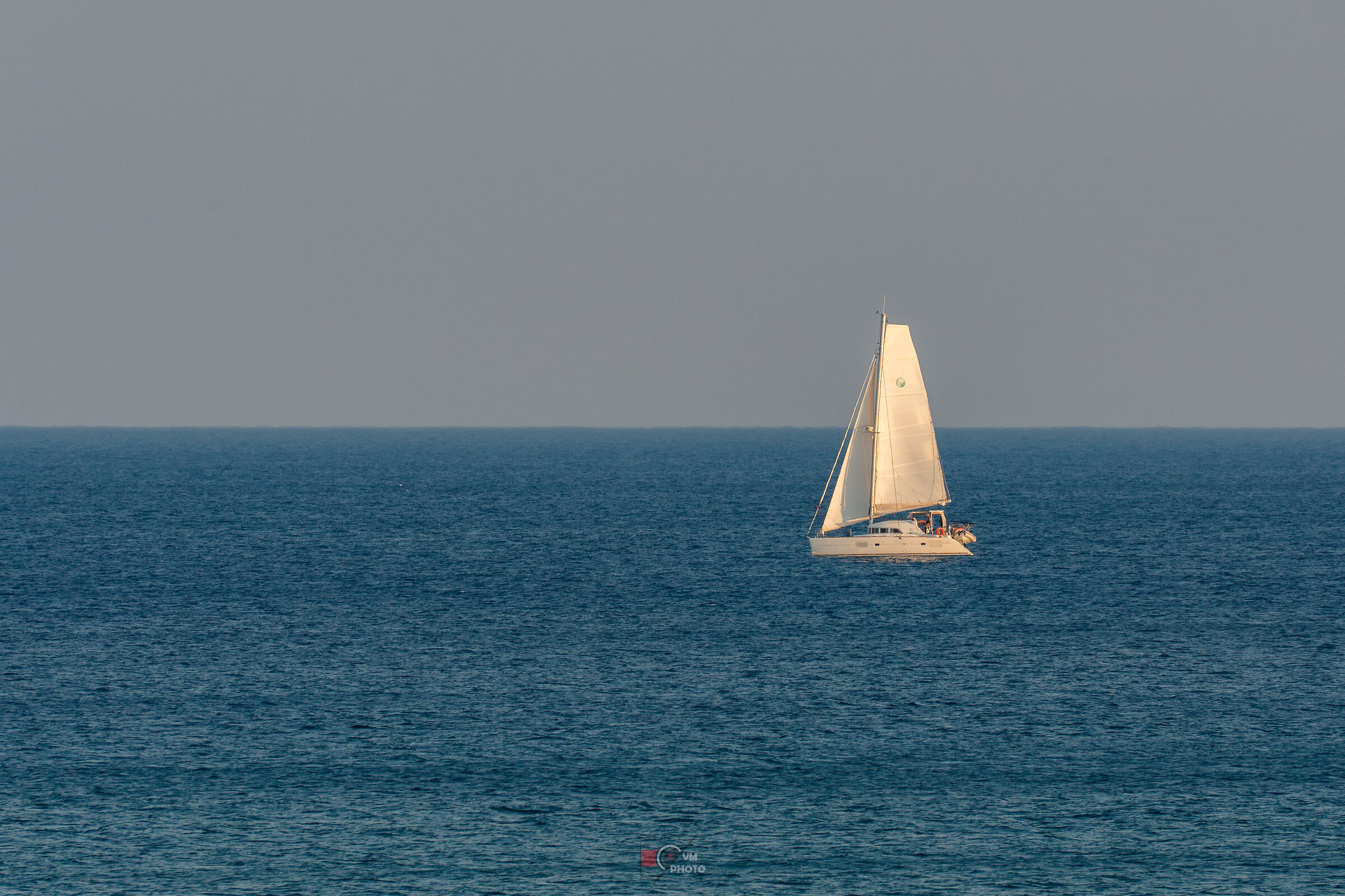 Sailing in the middle of the sea...