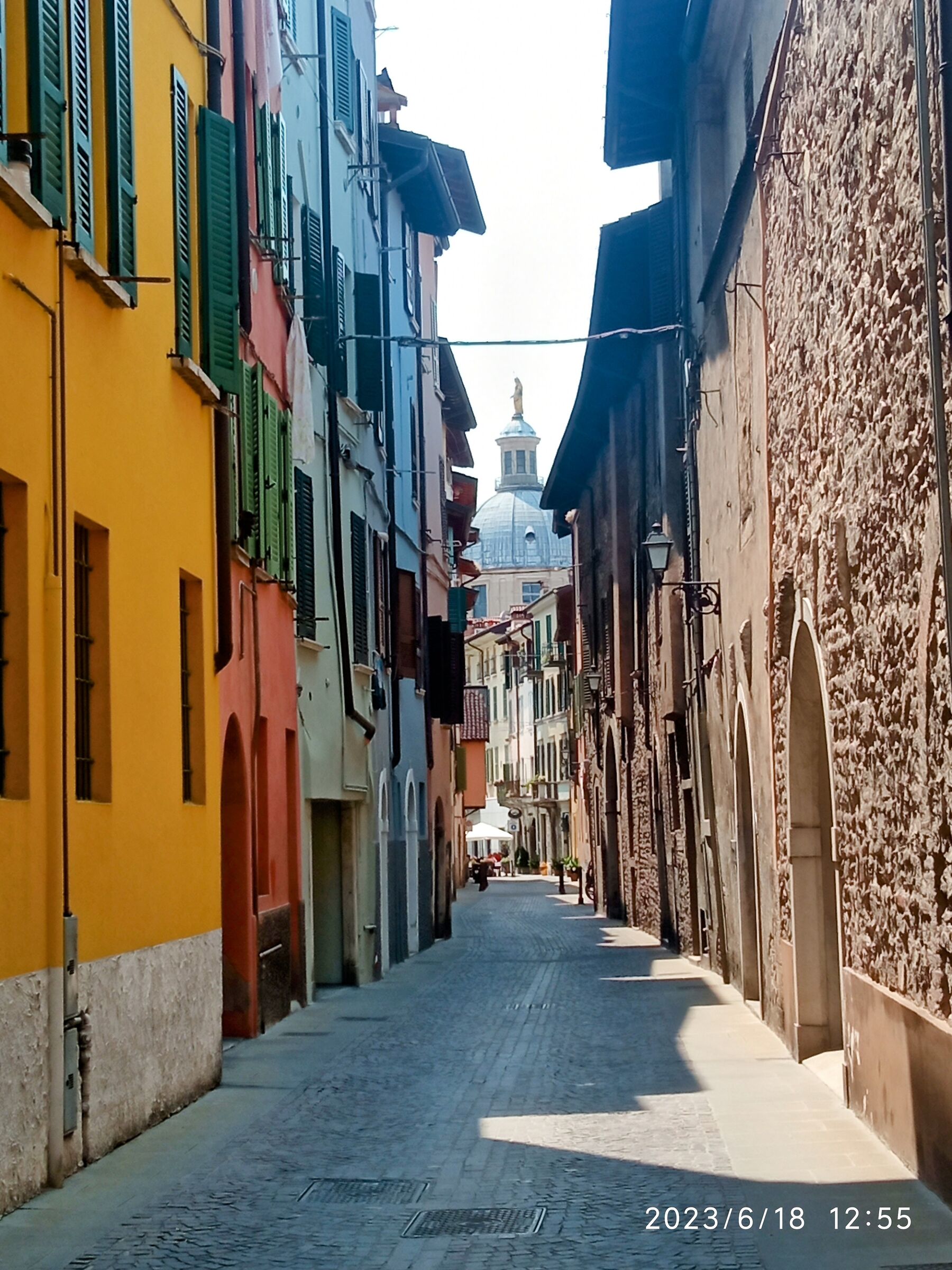 Colors of the historic center of Brescia...