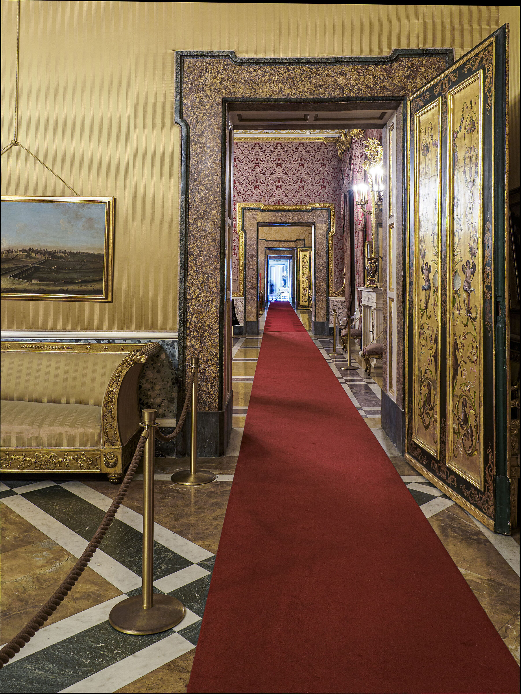 Naples - royal corridor...