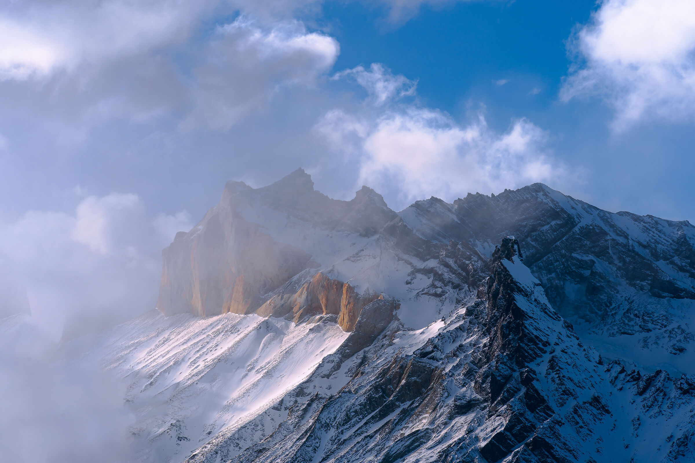Peaks of Torres del Paine...