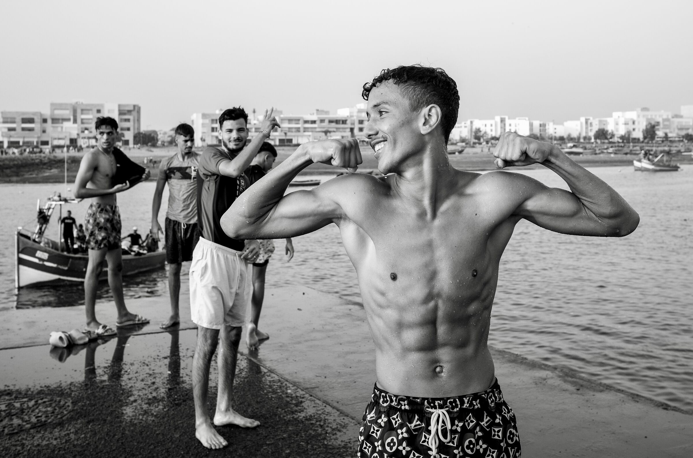 The boys of the pier, Rabat...