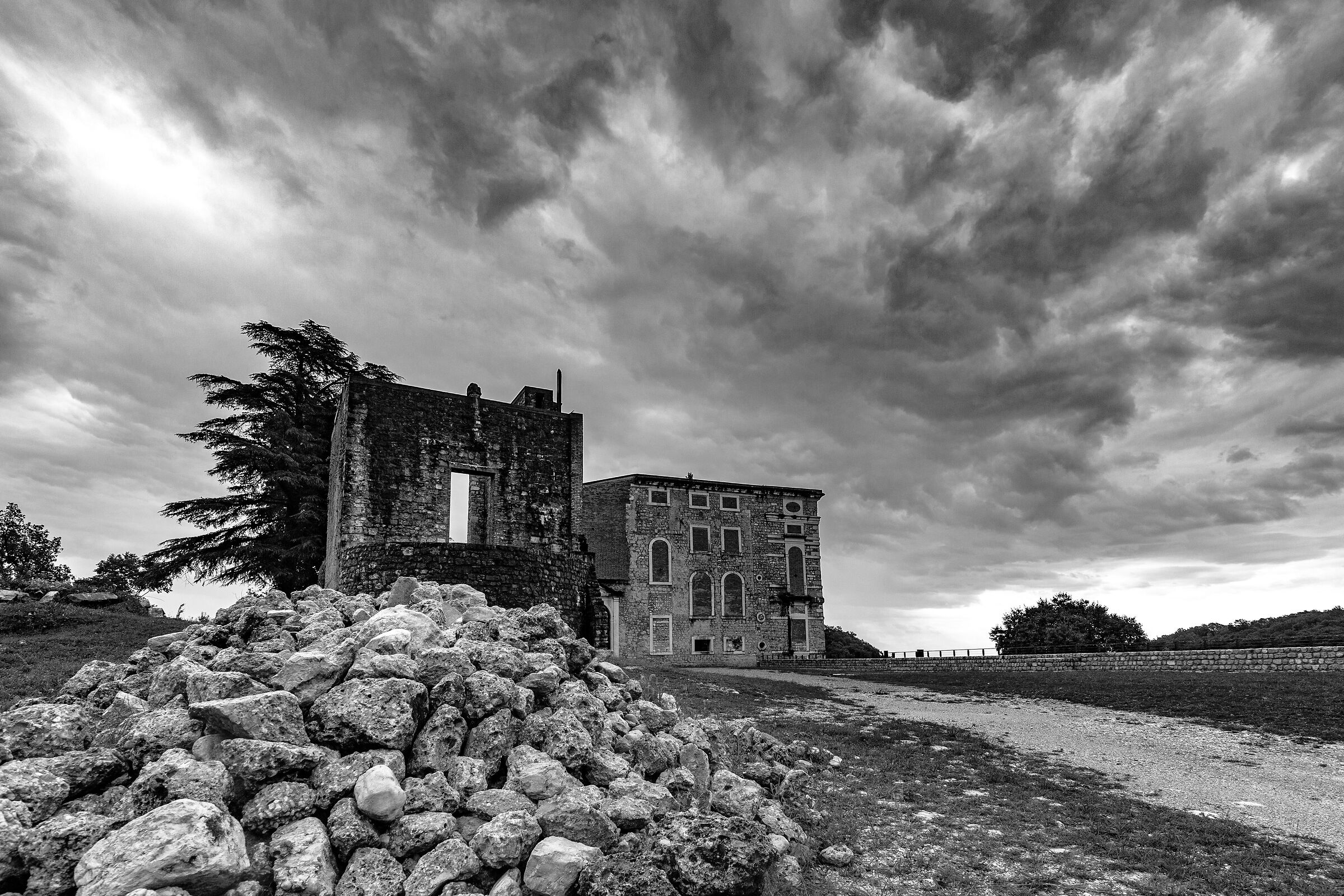 What remains, Polcenigo Castle....