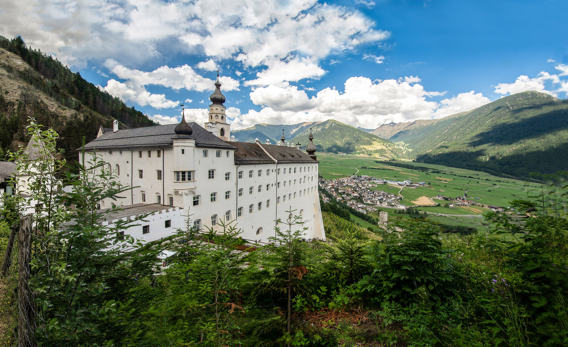 Monastery of St. Mary in Burgeis Val Venosta...
