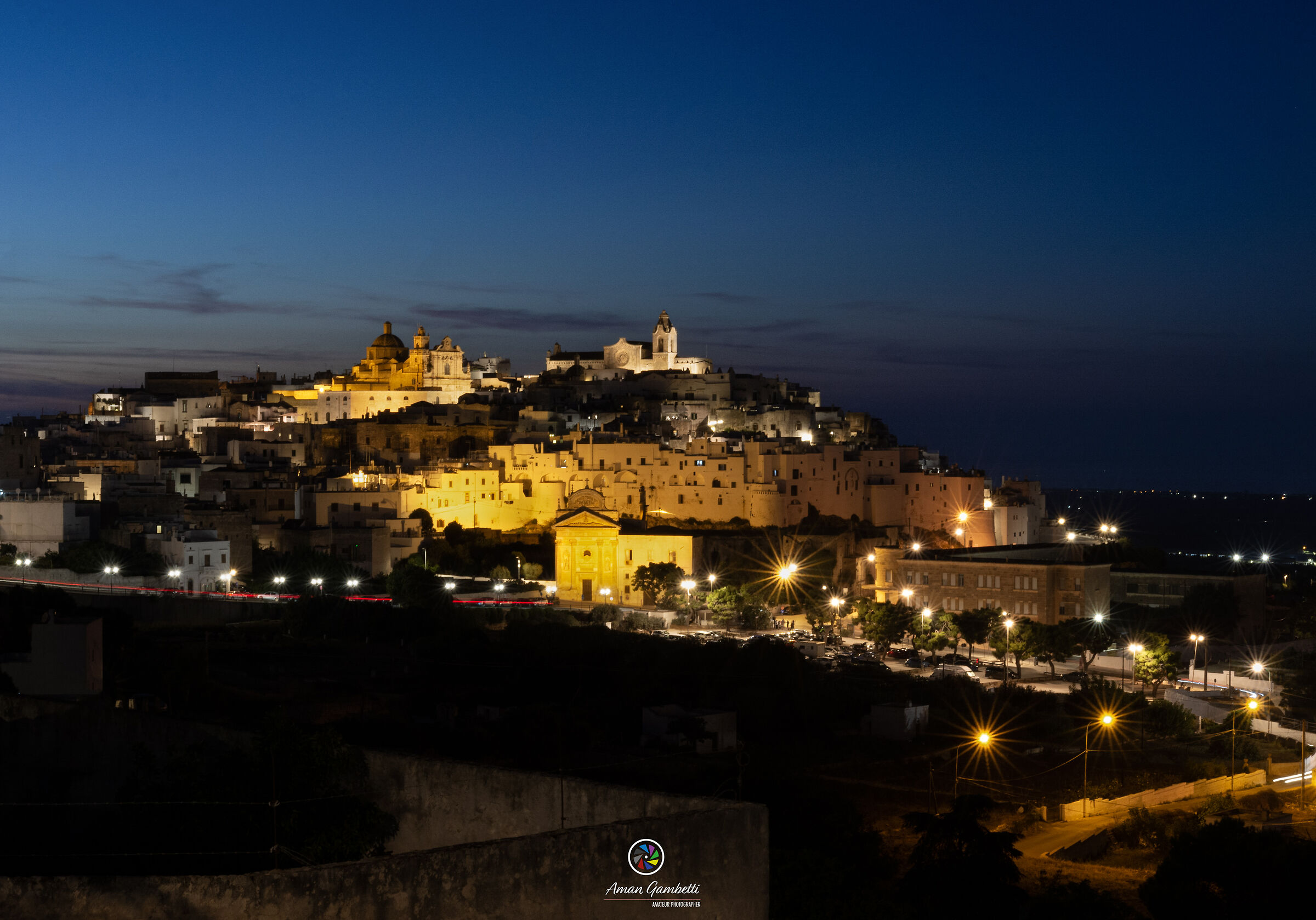 Ostuni during the blue hour...
