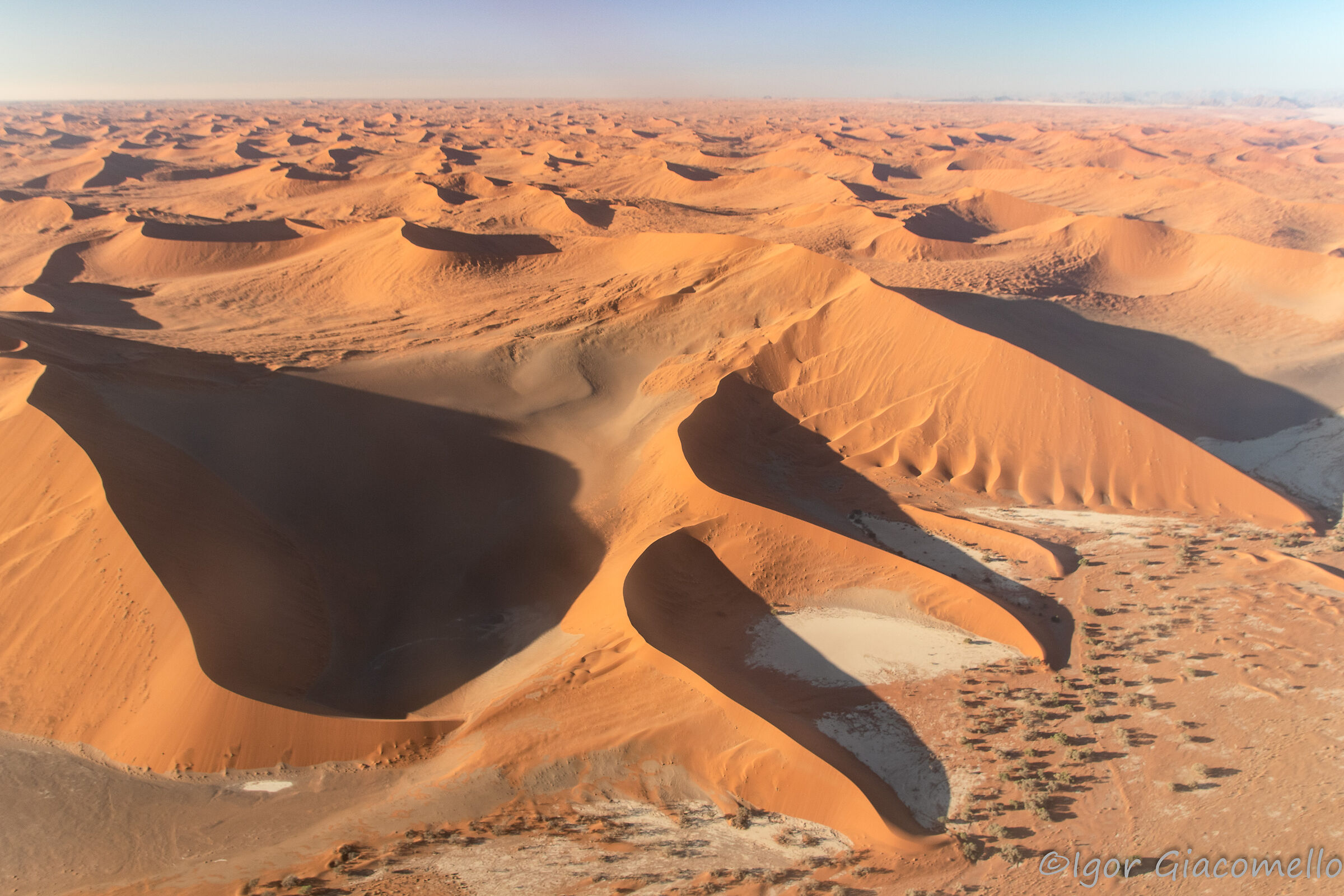 Flying over the Namib...