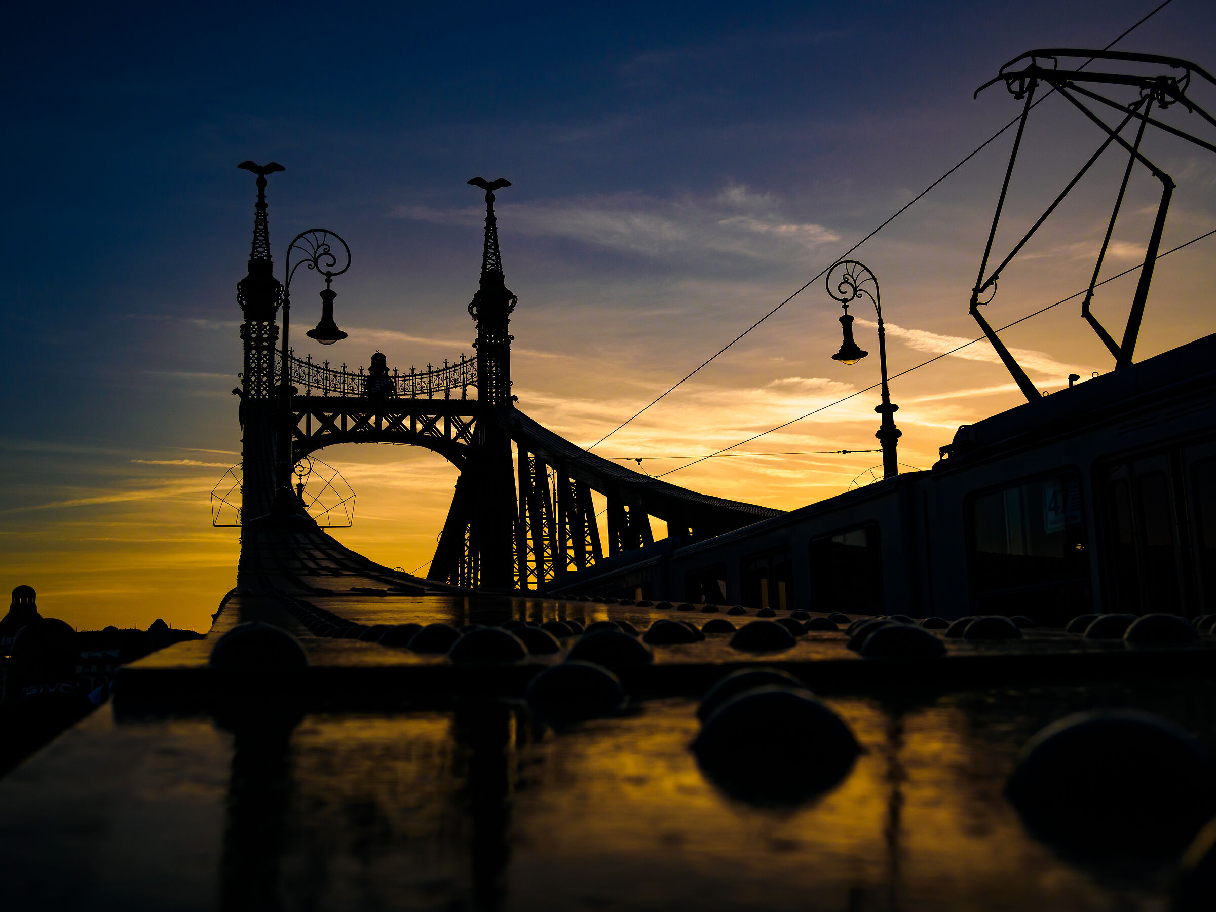 Budapest ponte al tramonto...