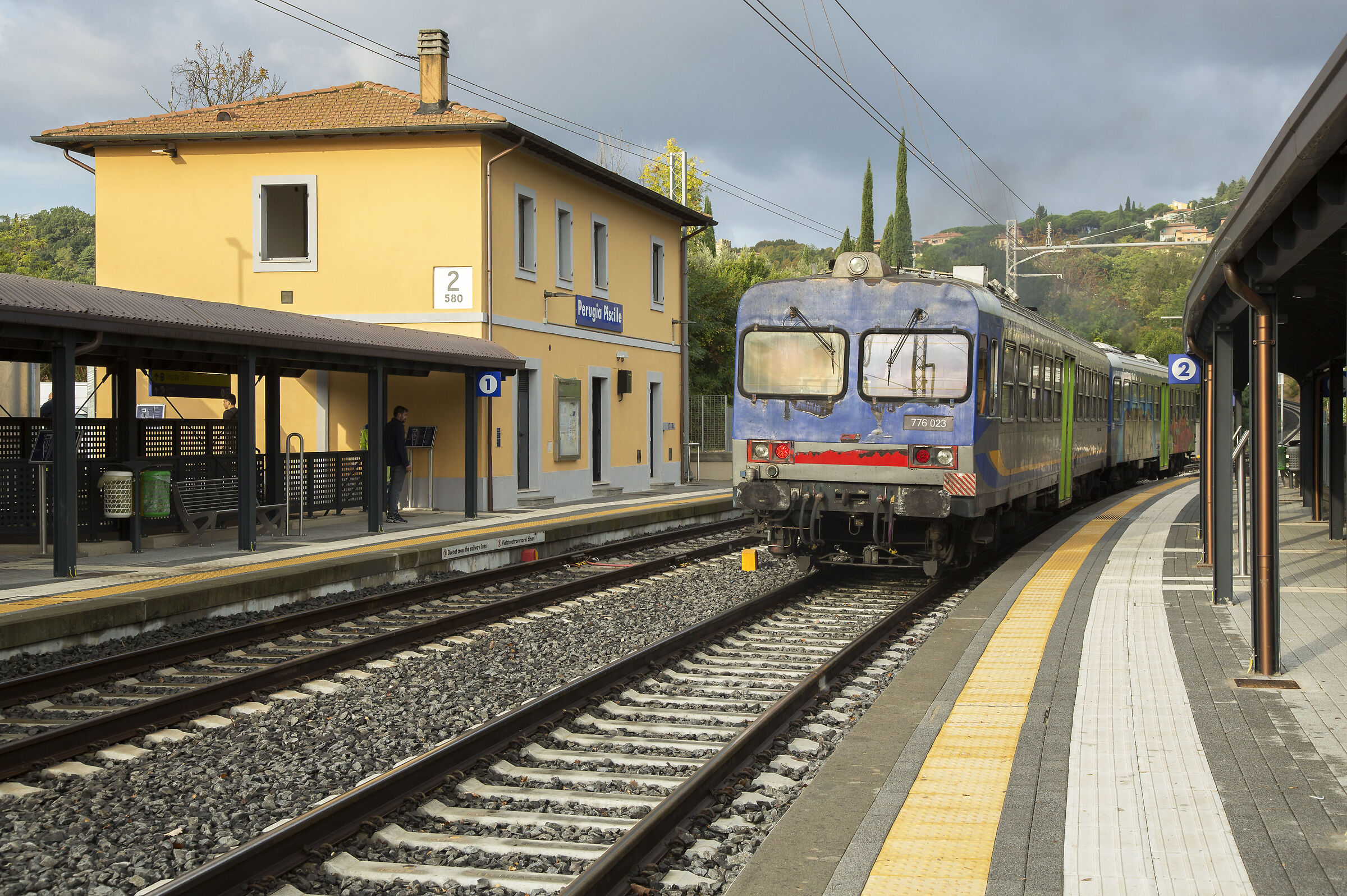 F.C.U.  , Autumn 2023 , Perugia Piscille Train Station...