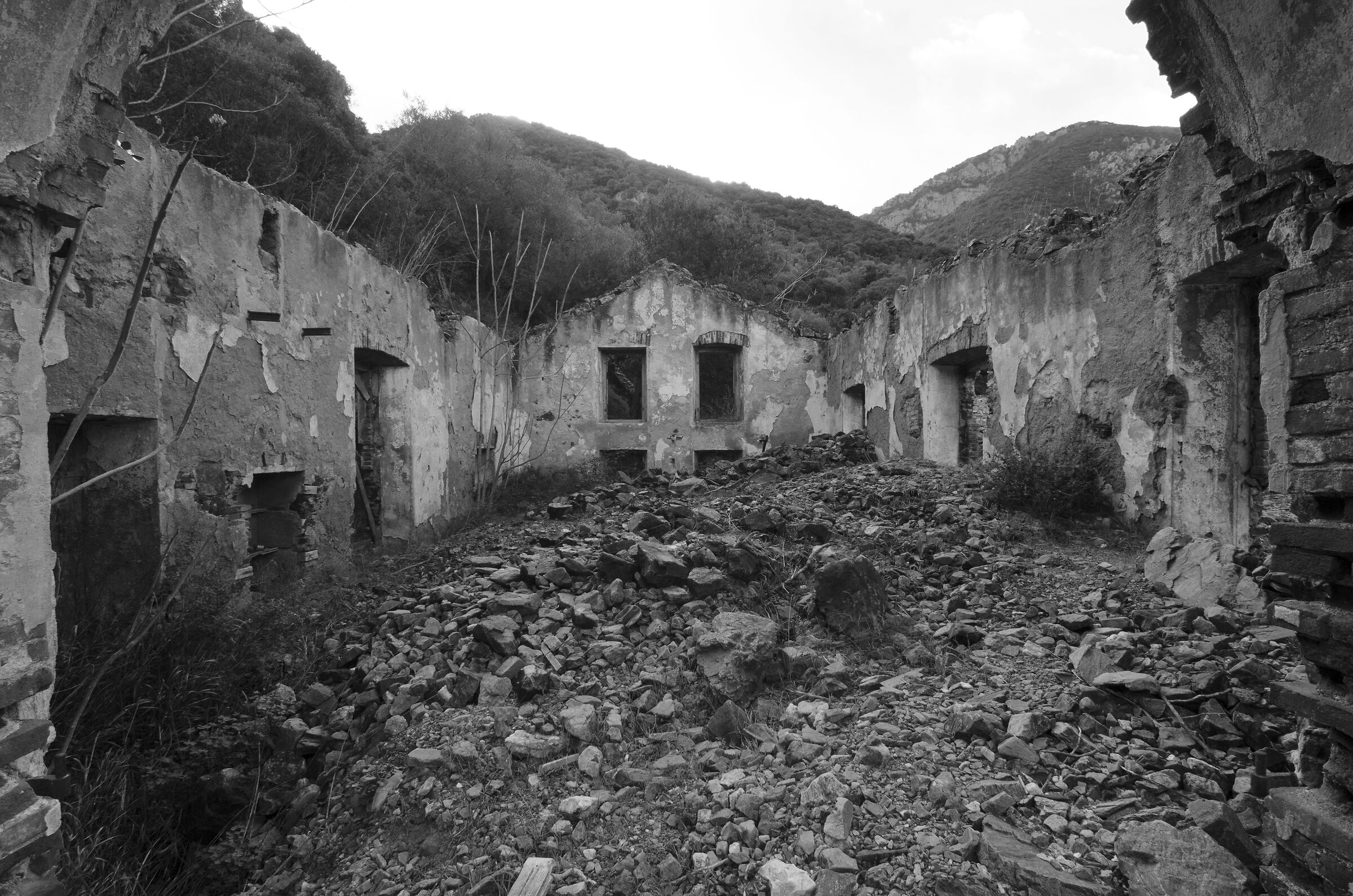 Abandoned villages...