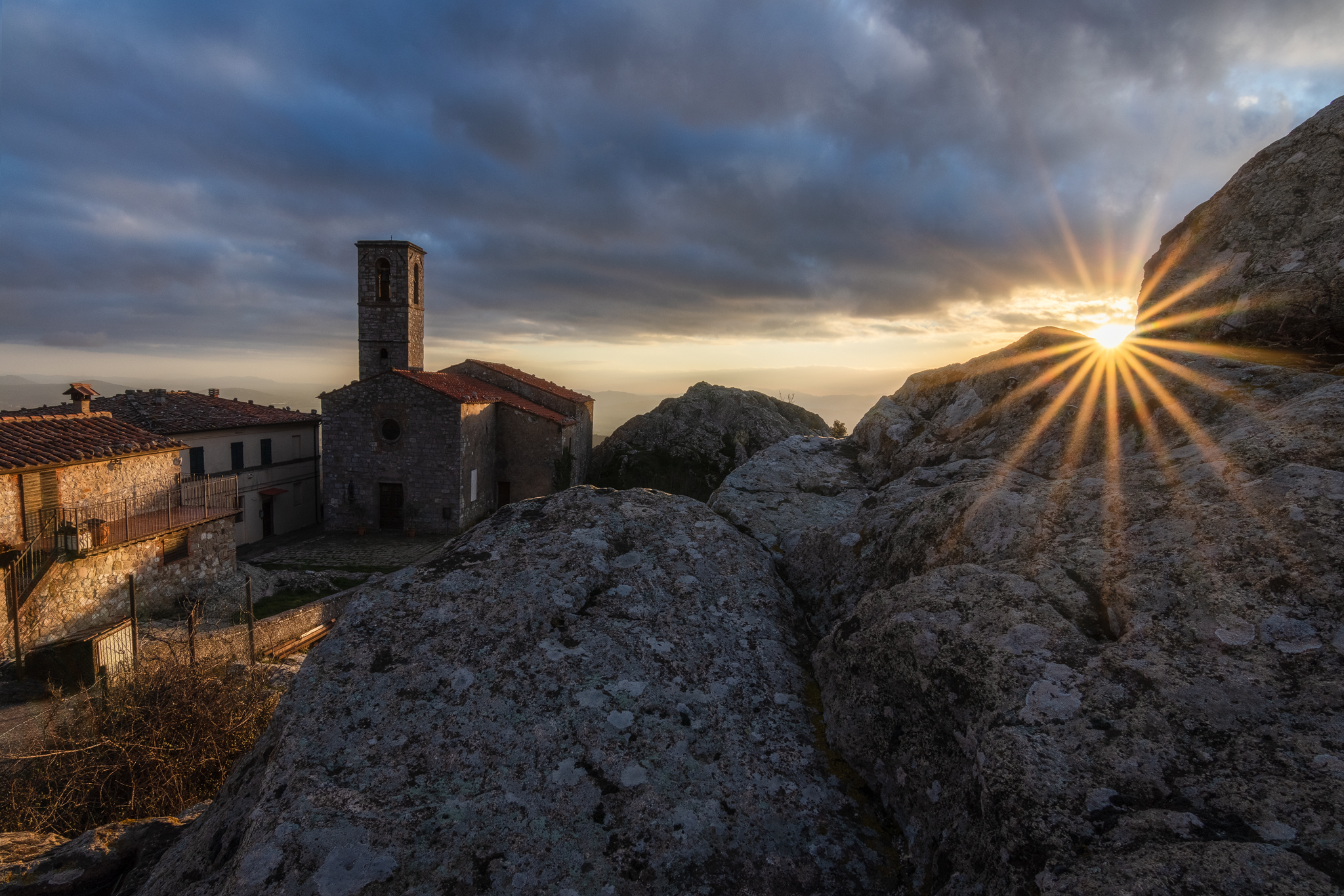 Sunset at the Rocca...