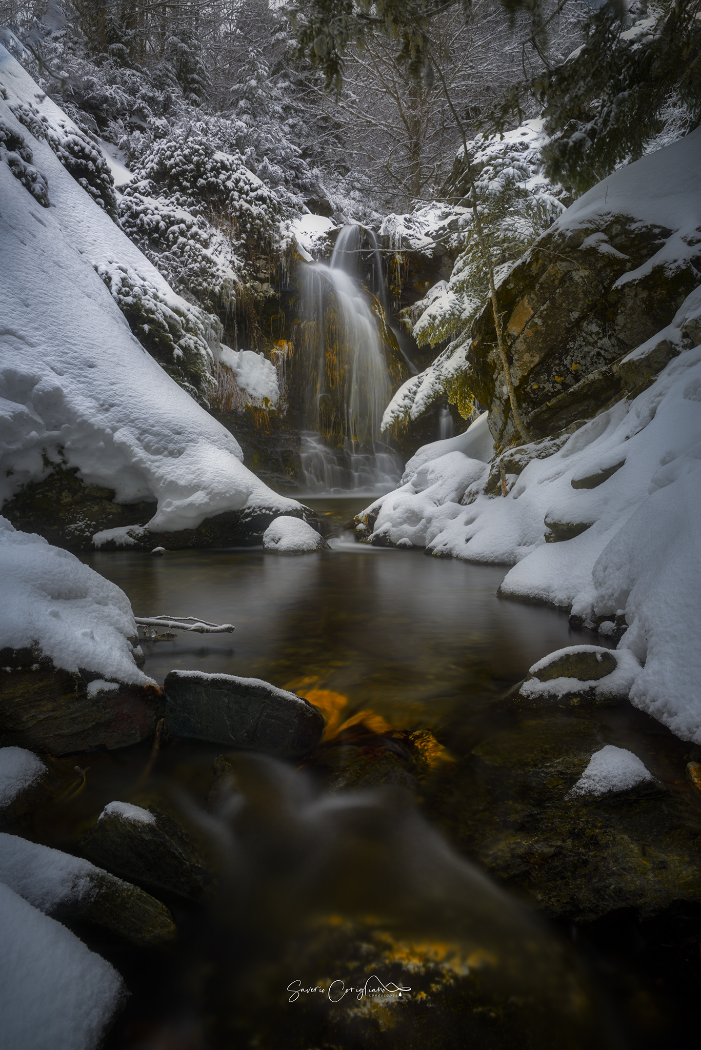Inverno,parco nazionale d'Aspromonte...