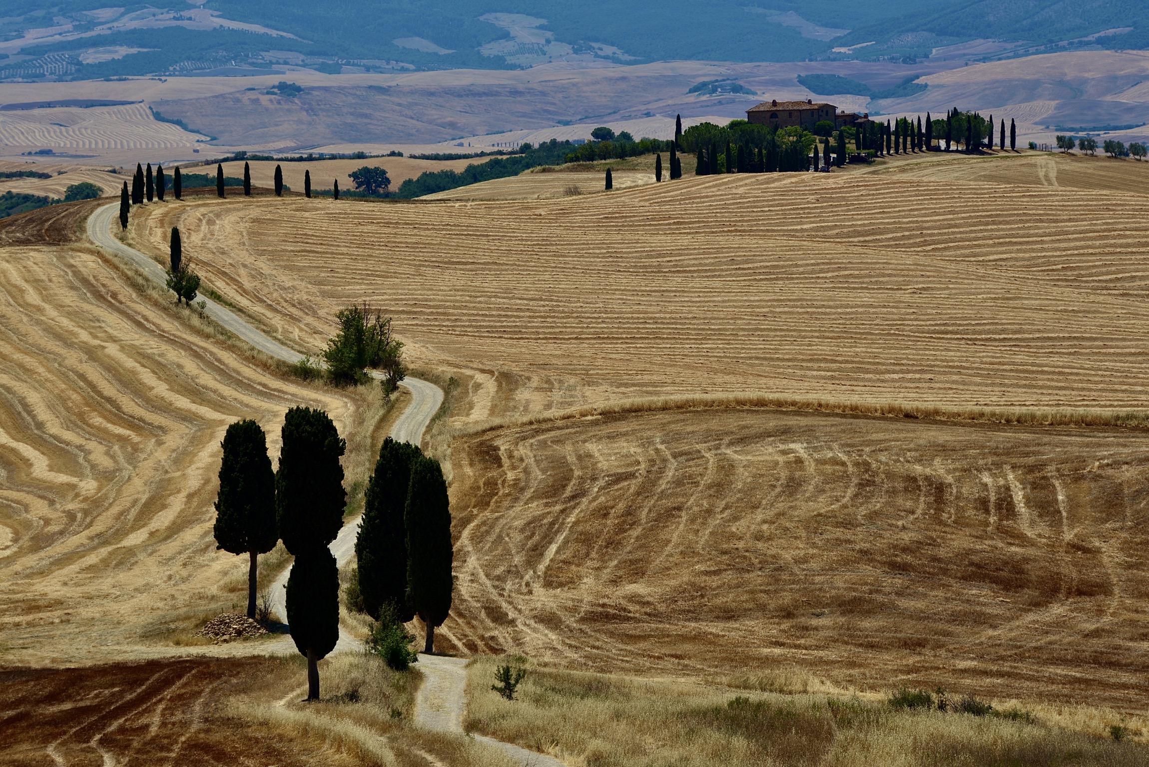 Val D'Orcia in July in water crisis but always beautiful! ...