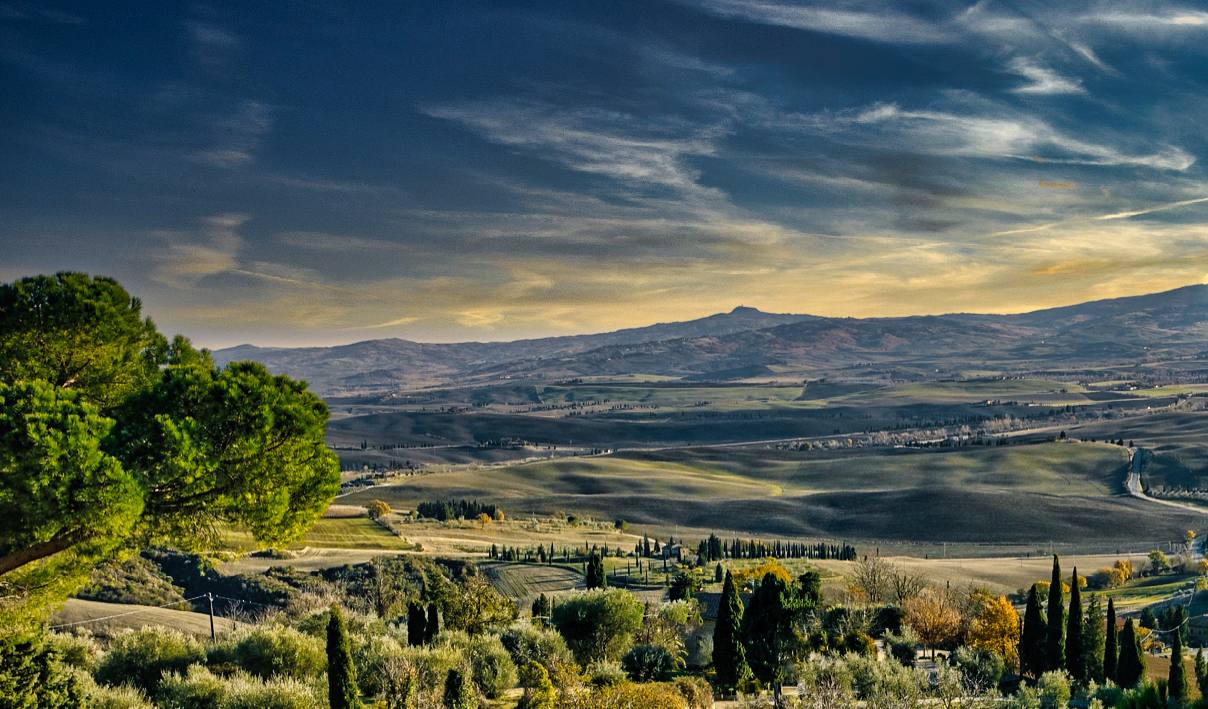 Val d'orcia sunset...