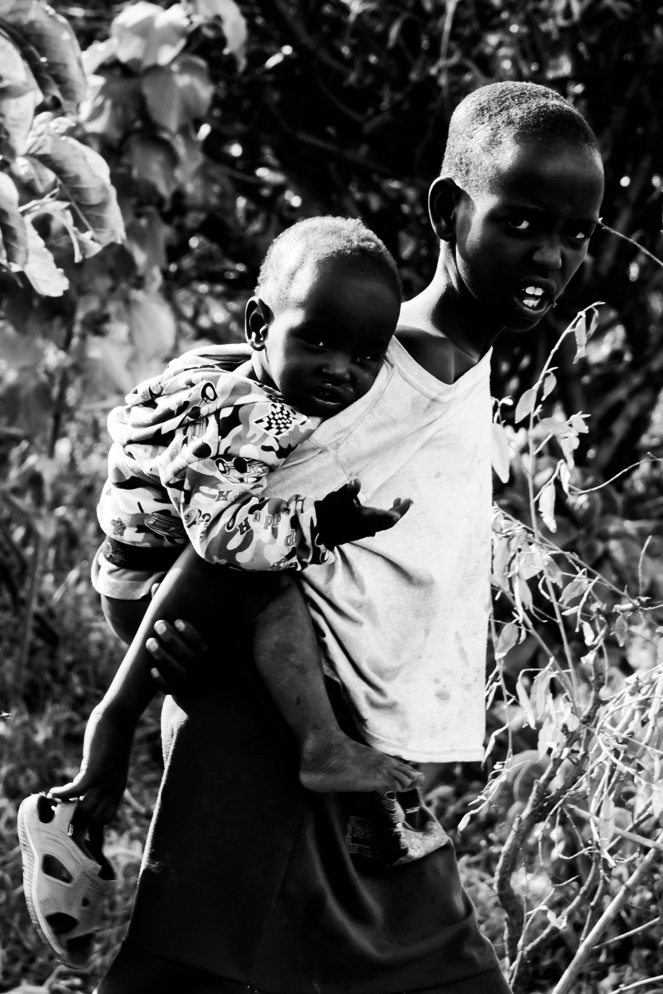 Children of the Maasai tribe...