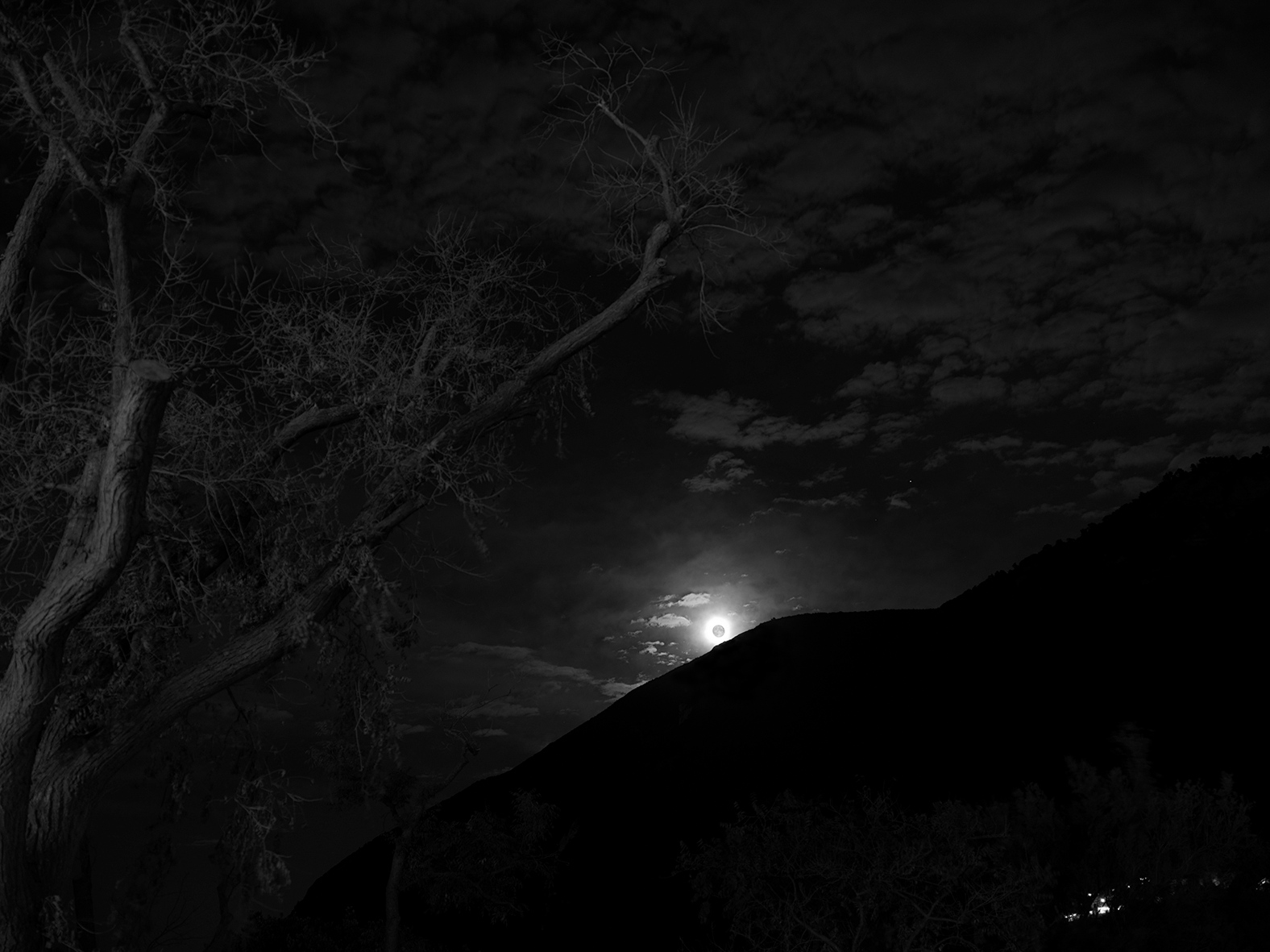 Moonrise over....Conero Mount...