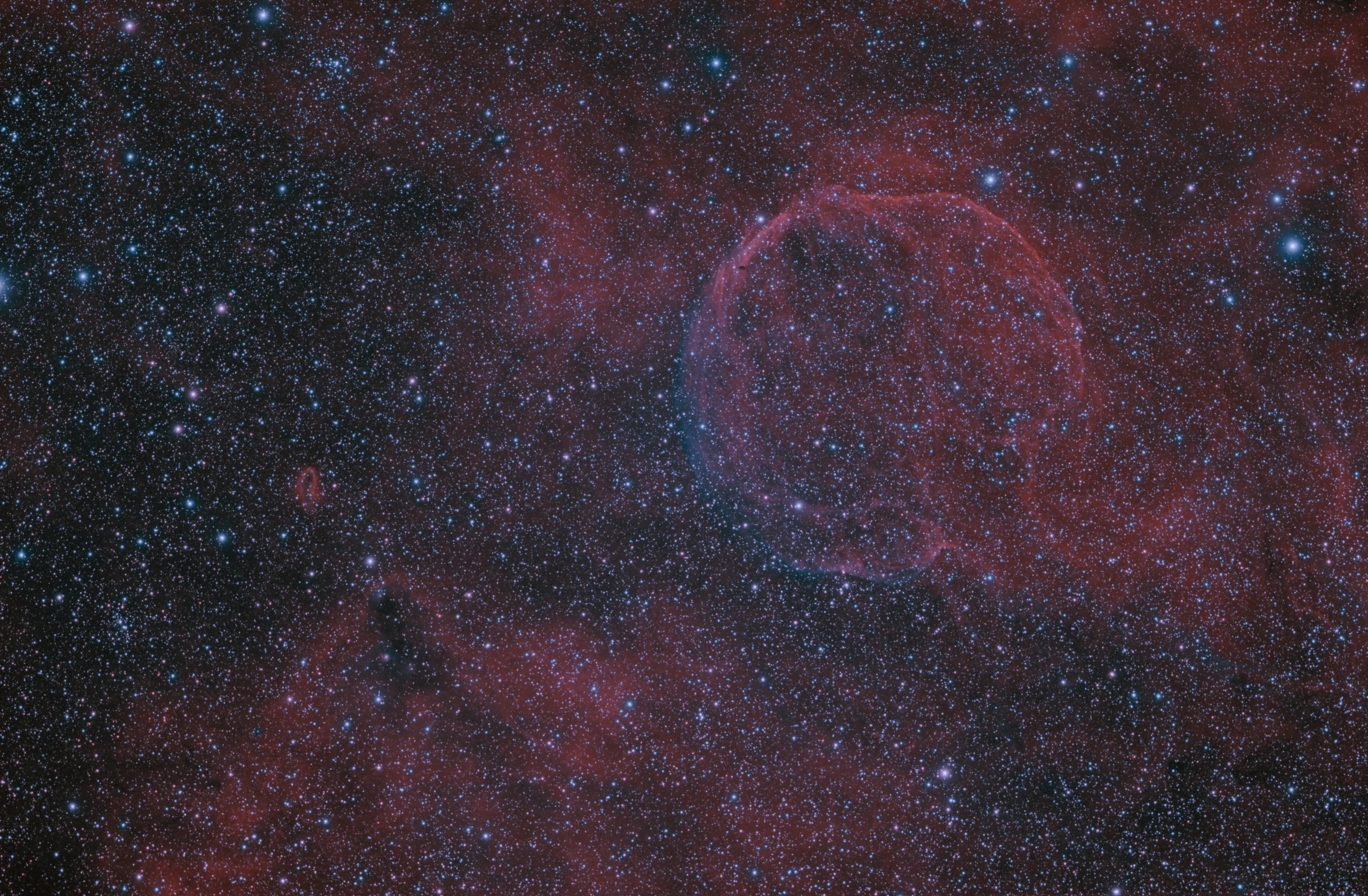 LBN576 in Cassiopeia and the small Planetarium Pk116+00.1...
