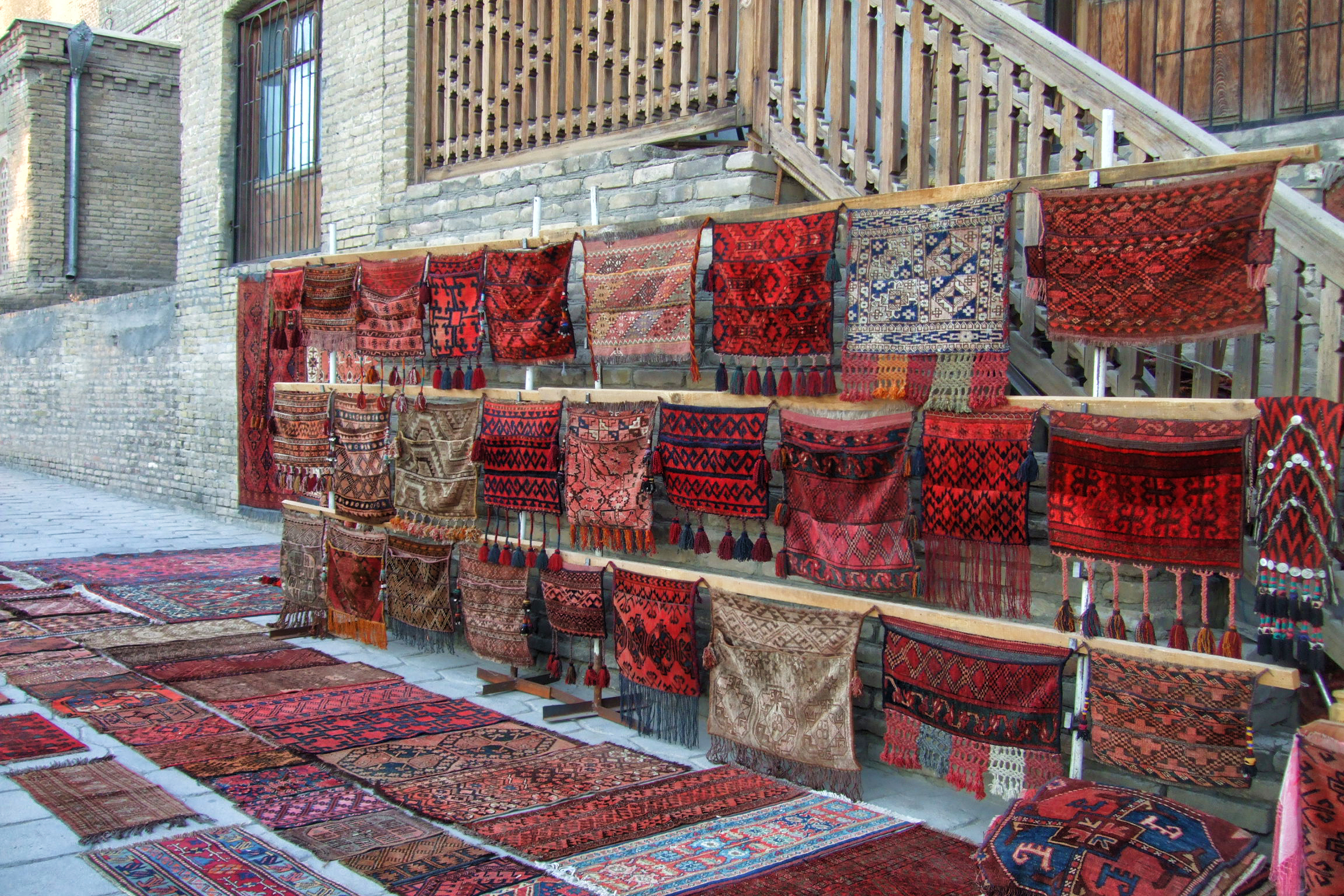 I tappeti rossi di Bukhara...