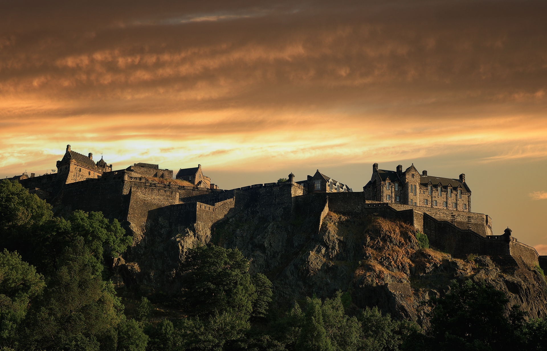Edinburgh castle...