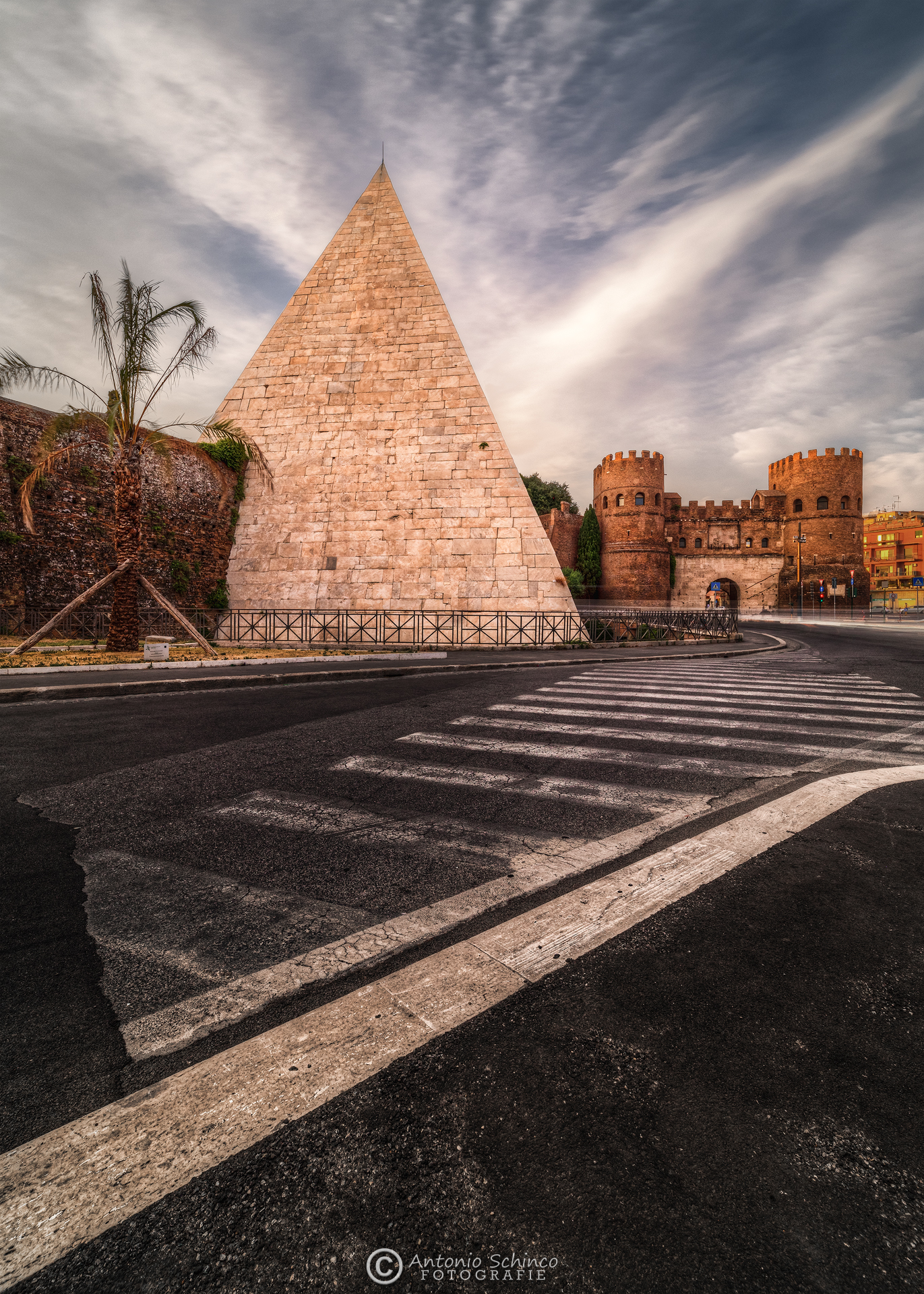 The Pyramid of Cestius ...