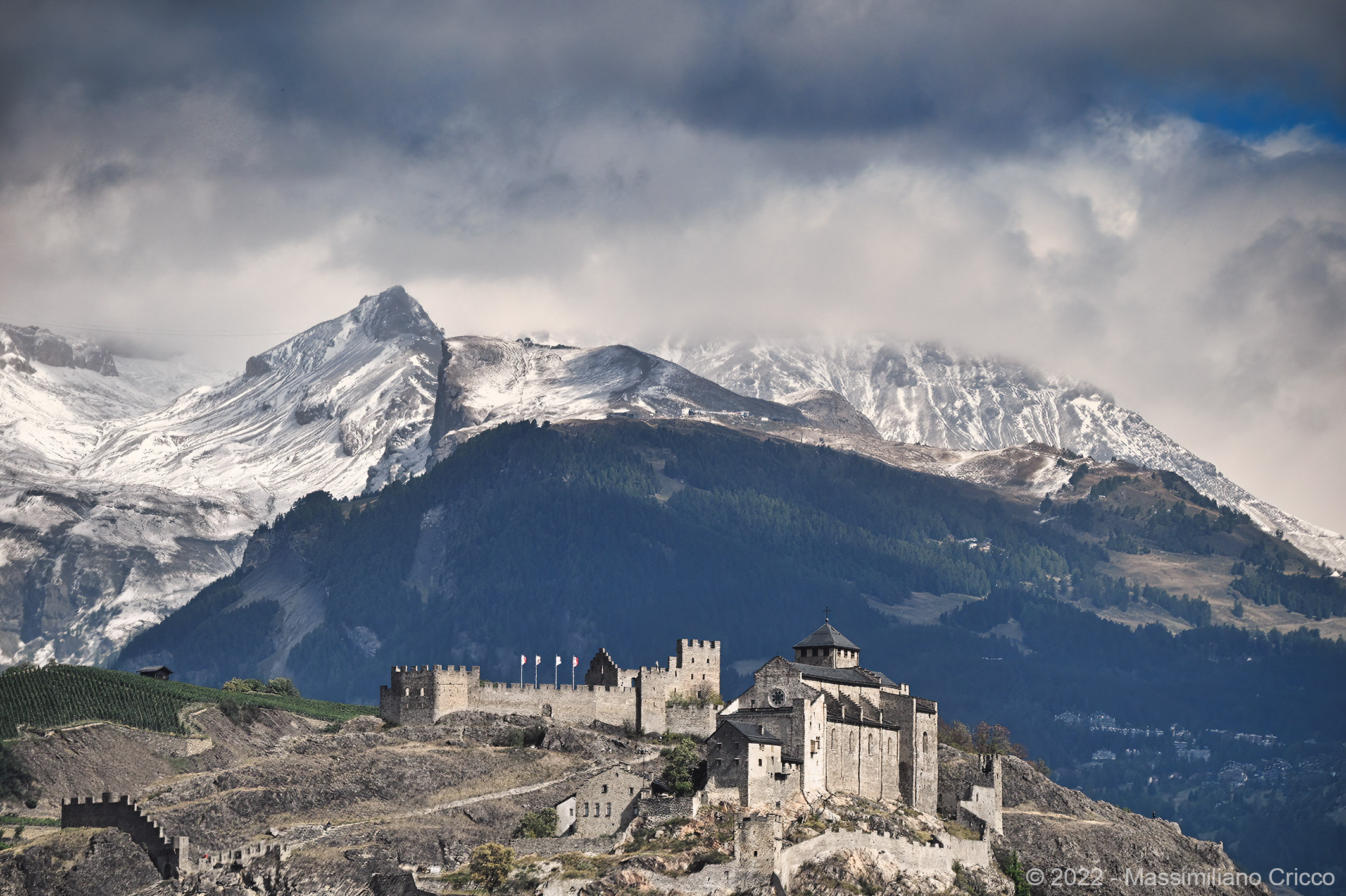 Sion, Canton of Valais, Switzerland...