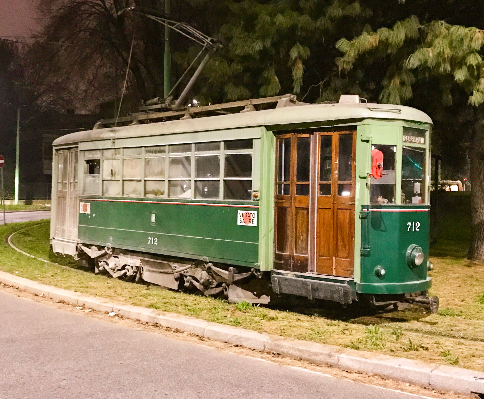 old Milanese tram...