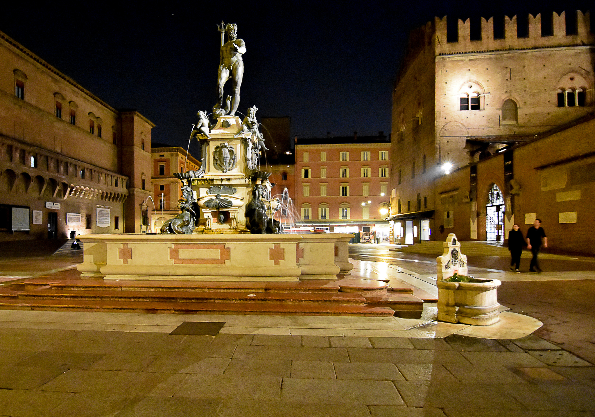 Bologna - Neptune at night....