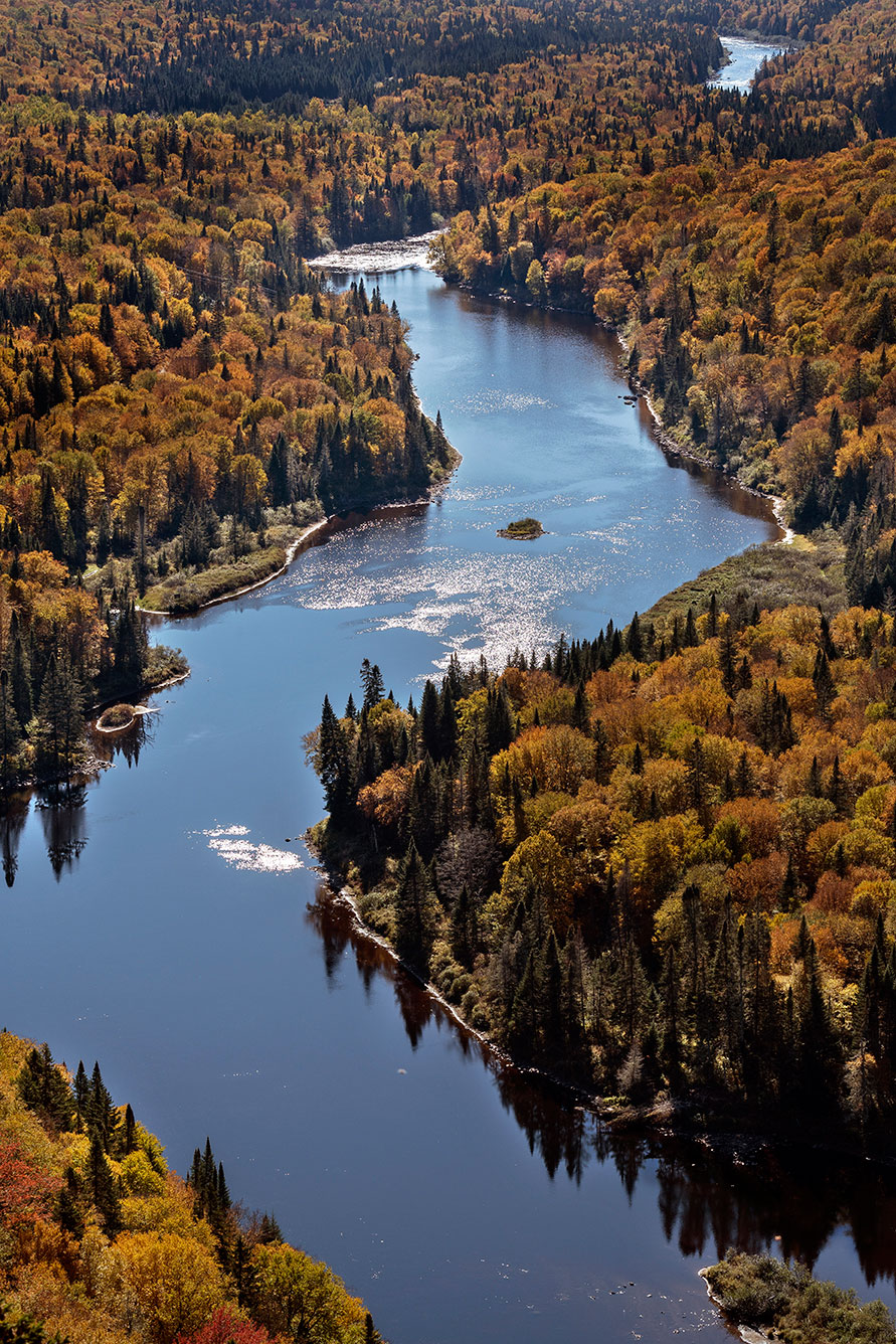fiume Jacques Cartier, Quebec...