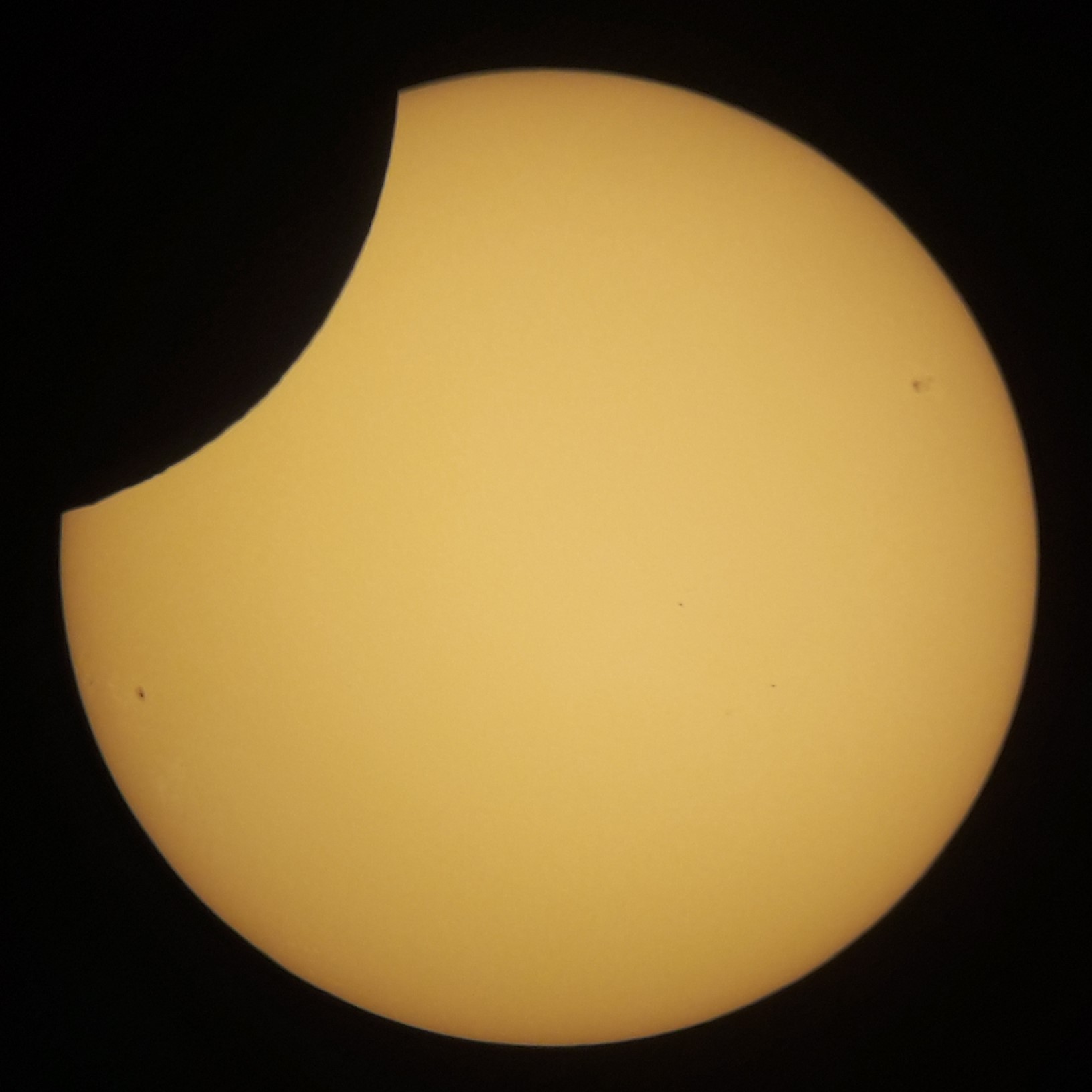 Partial eclipse of the Sun...