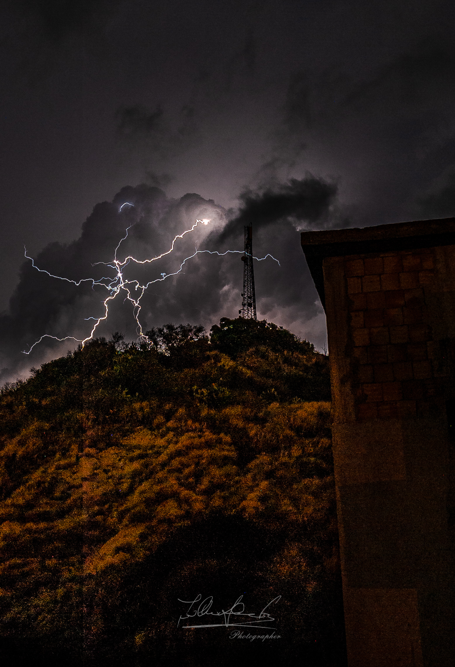 Night of lightning in Monasterace Marina Rc Italy ...