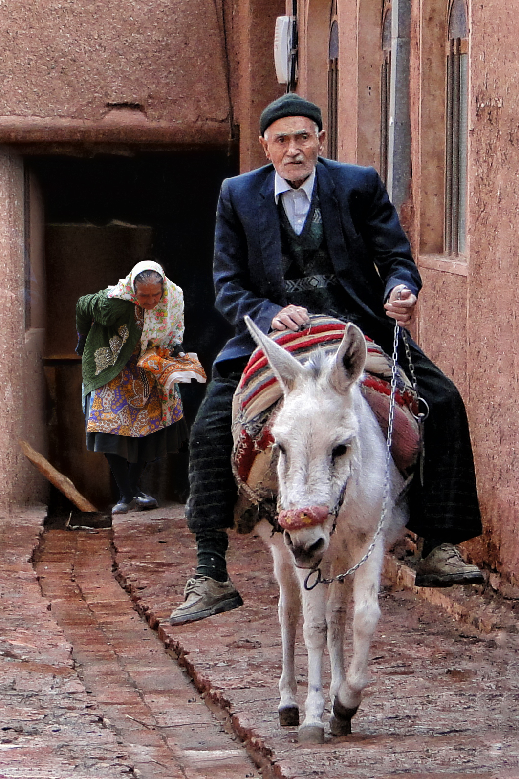 The means of transport of Abyaneh...