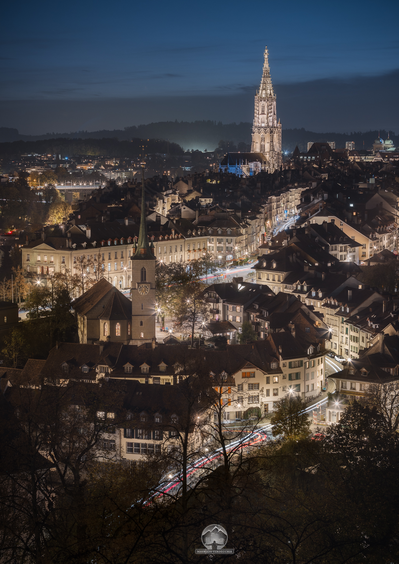 Night views of Bern ...