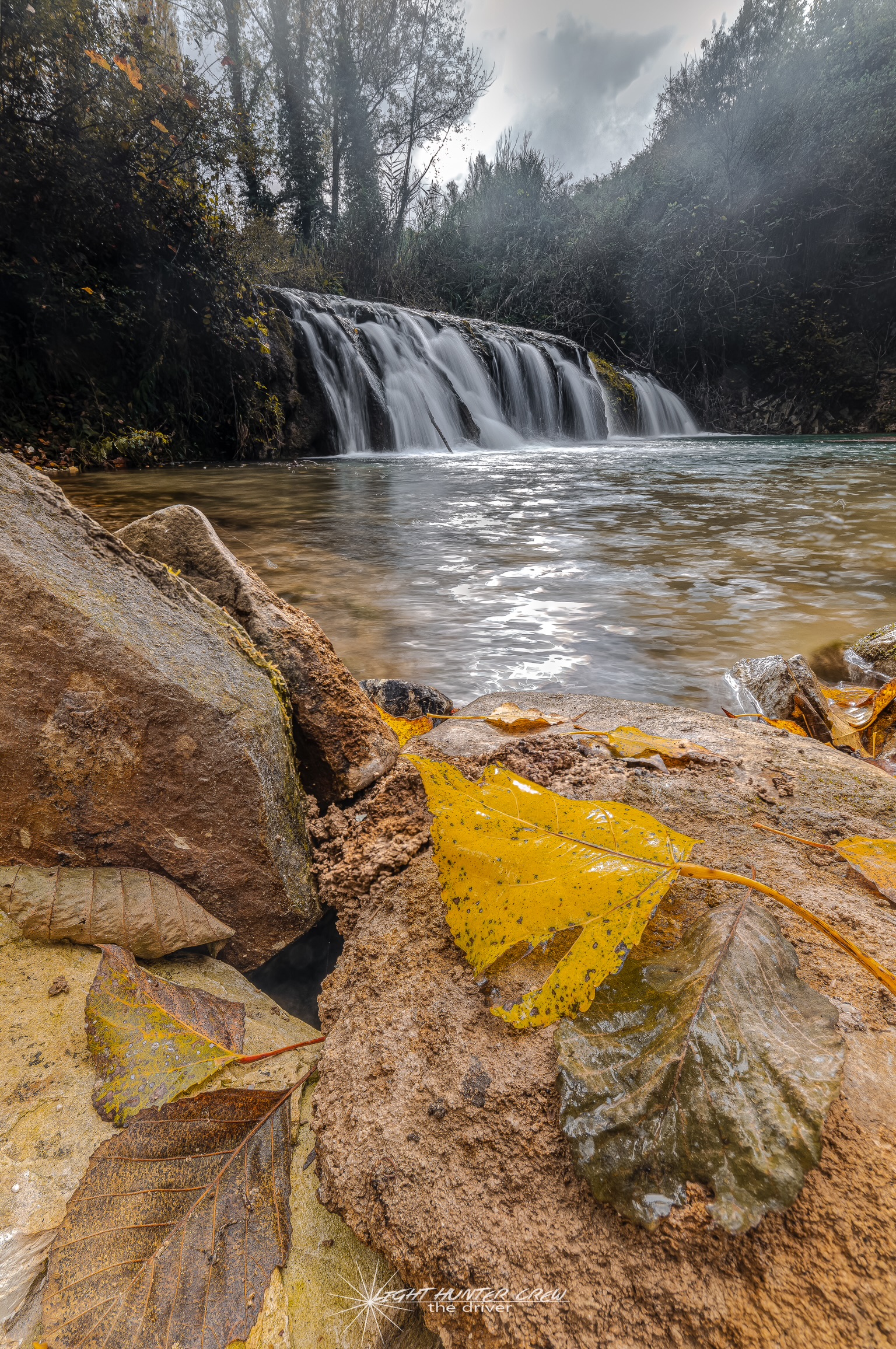 Waterfalls of Cingoli dressed in autumn...