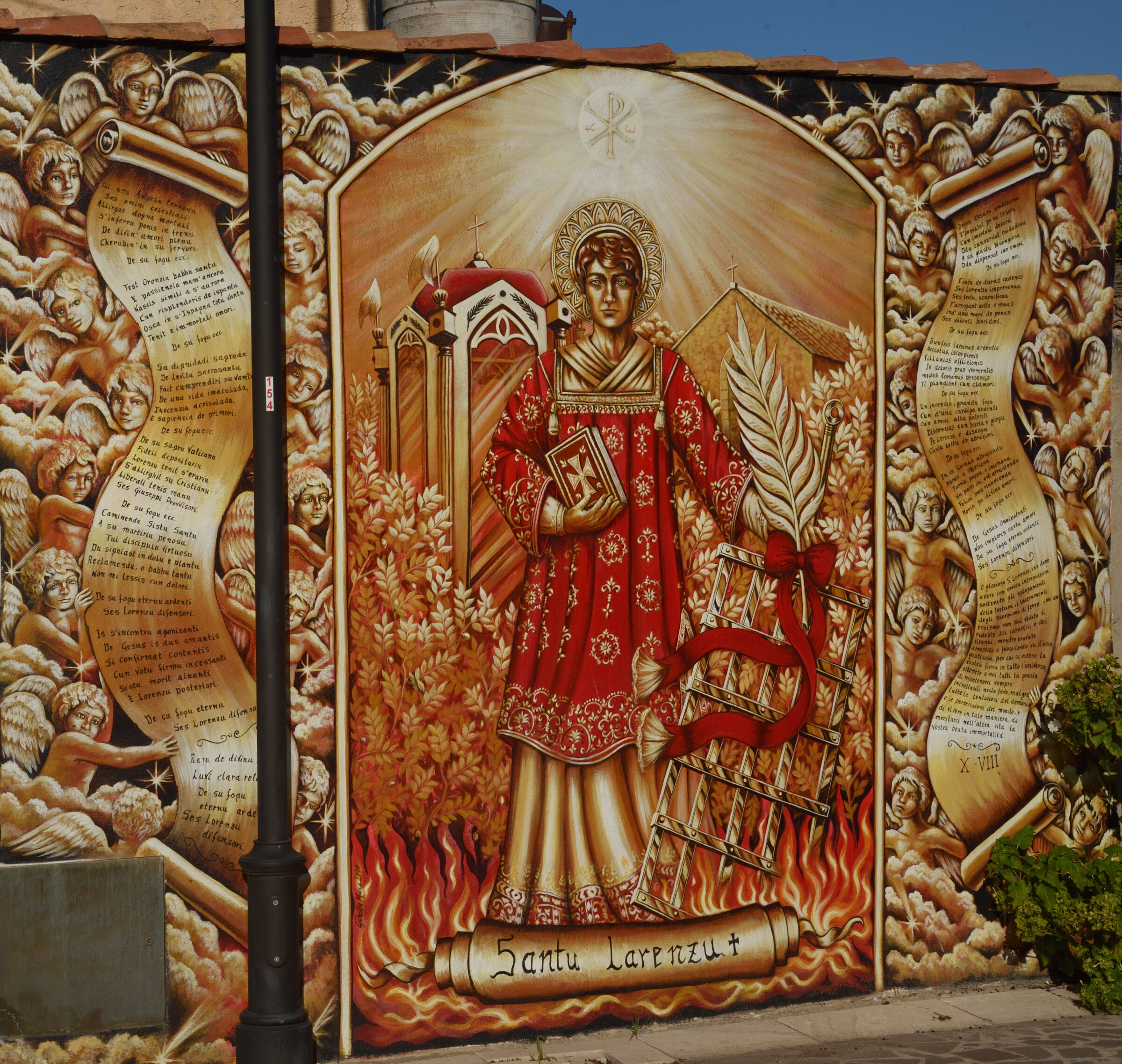 Murales di Sardegna - dedicato a San Lorenzo...