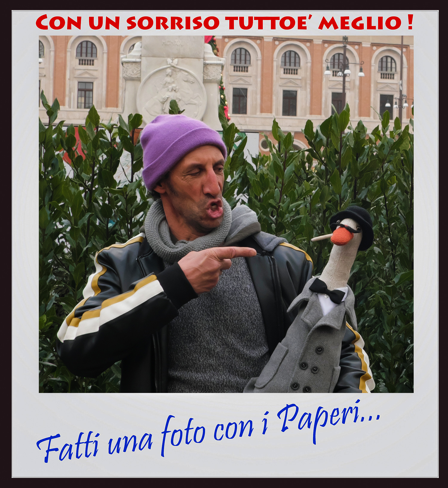 #fattiunafotoconipaperi (with Lorenzo "FANTACLOWN")...