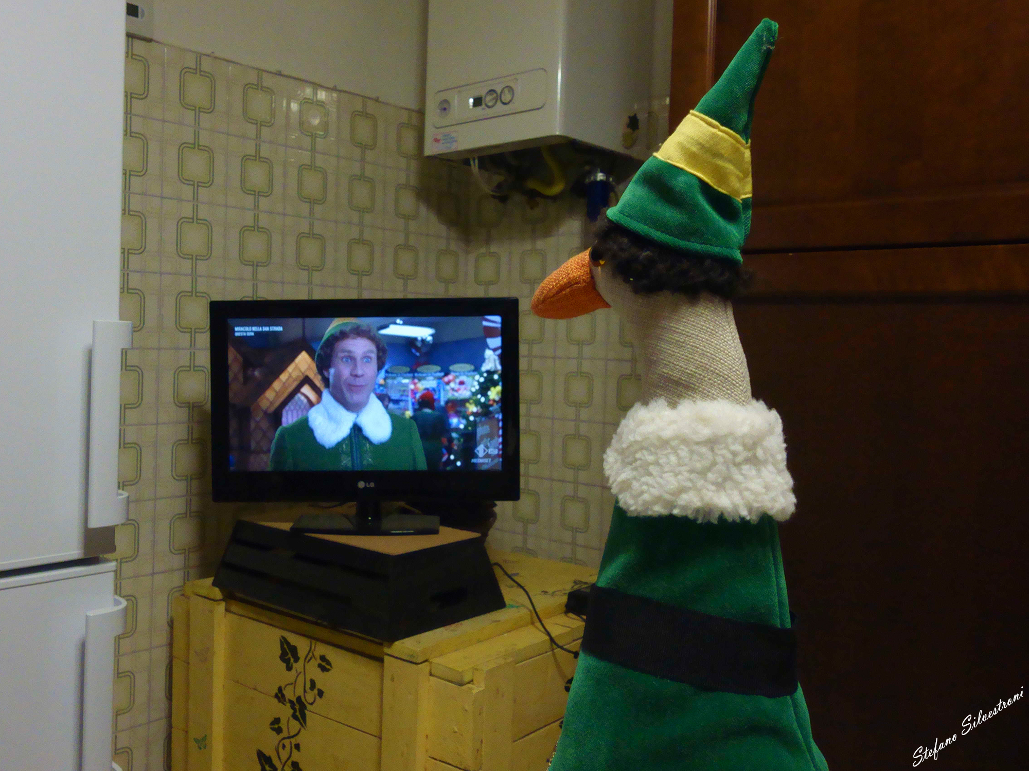 "Quack! ELF, my favorite Christmas movie!"...
