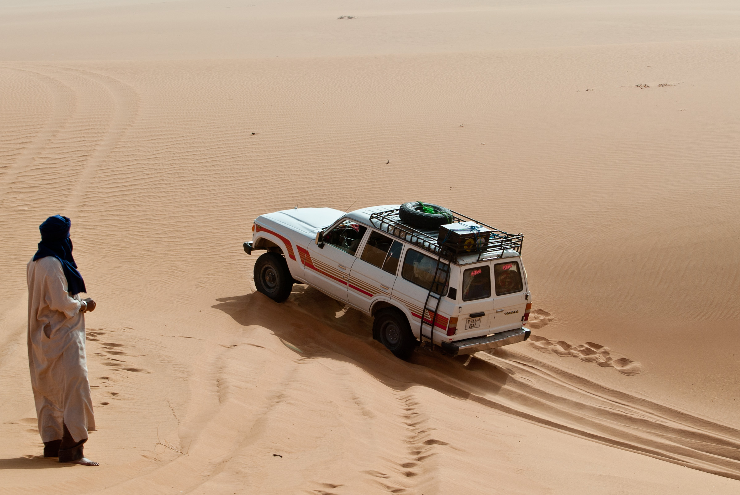 On the Dunes, Erg Ubari, Lybia...