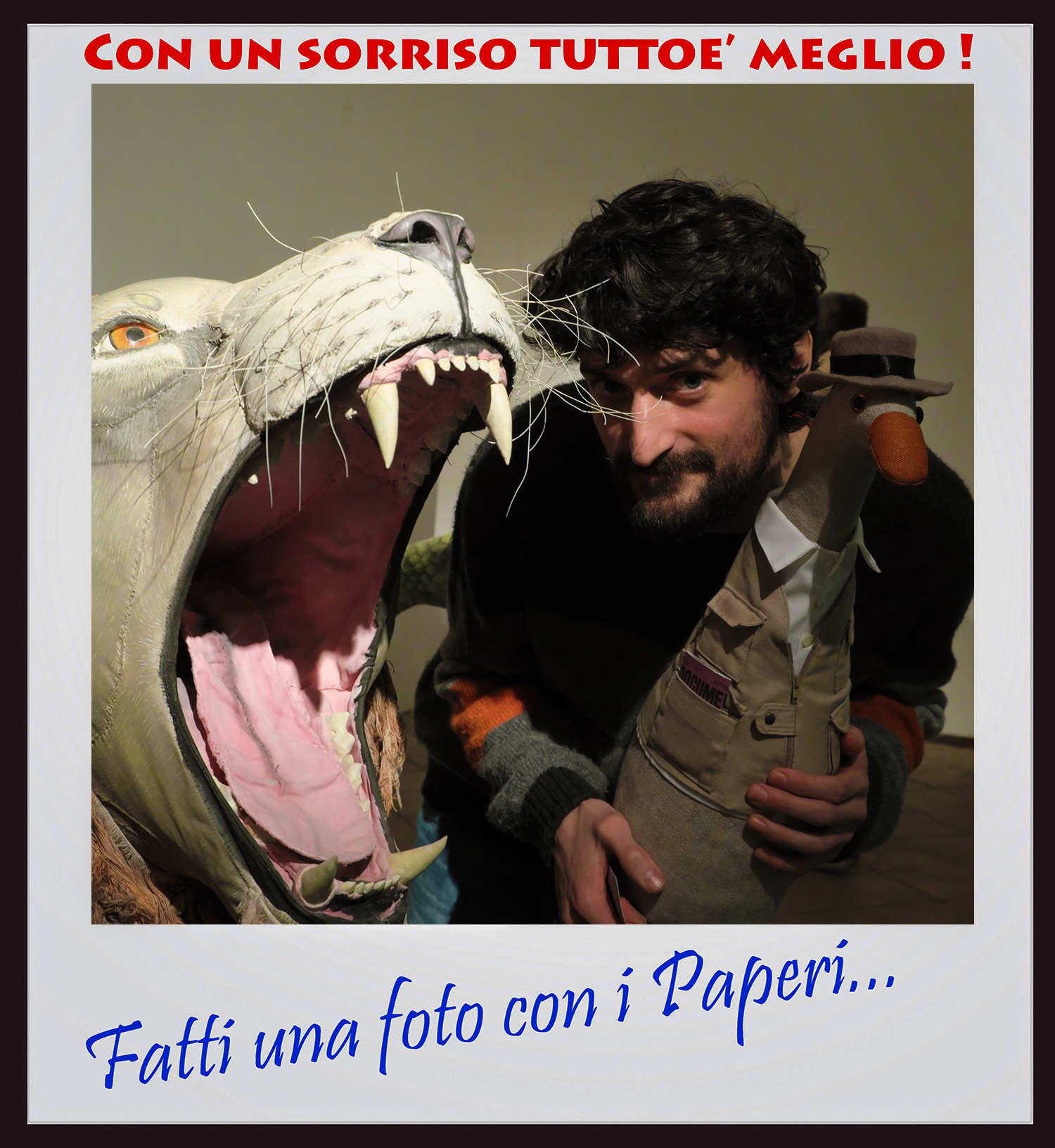 #fattiunafotoconipaperi (with Alessandro)...