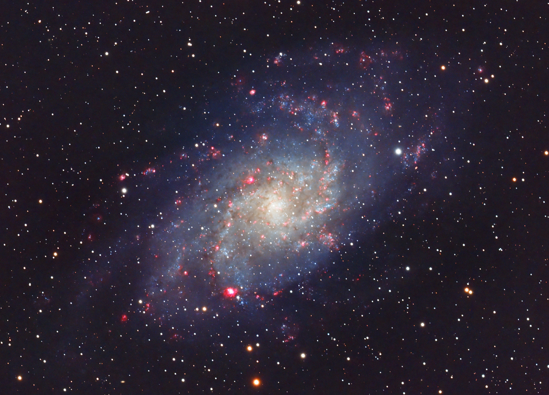 M33 La galassia del triangolo (riprocessata)...