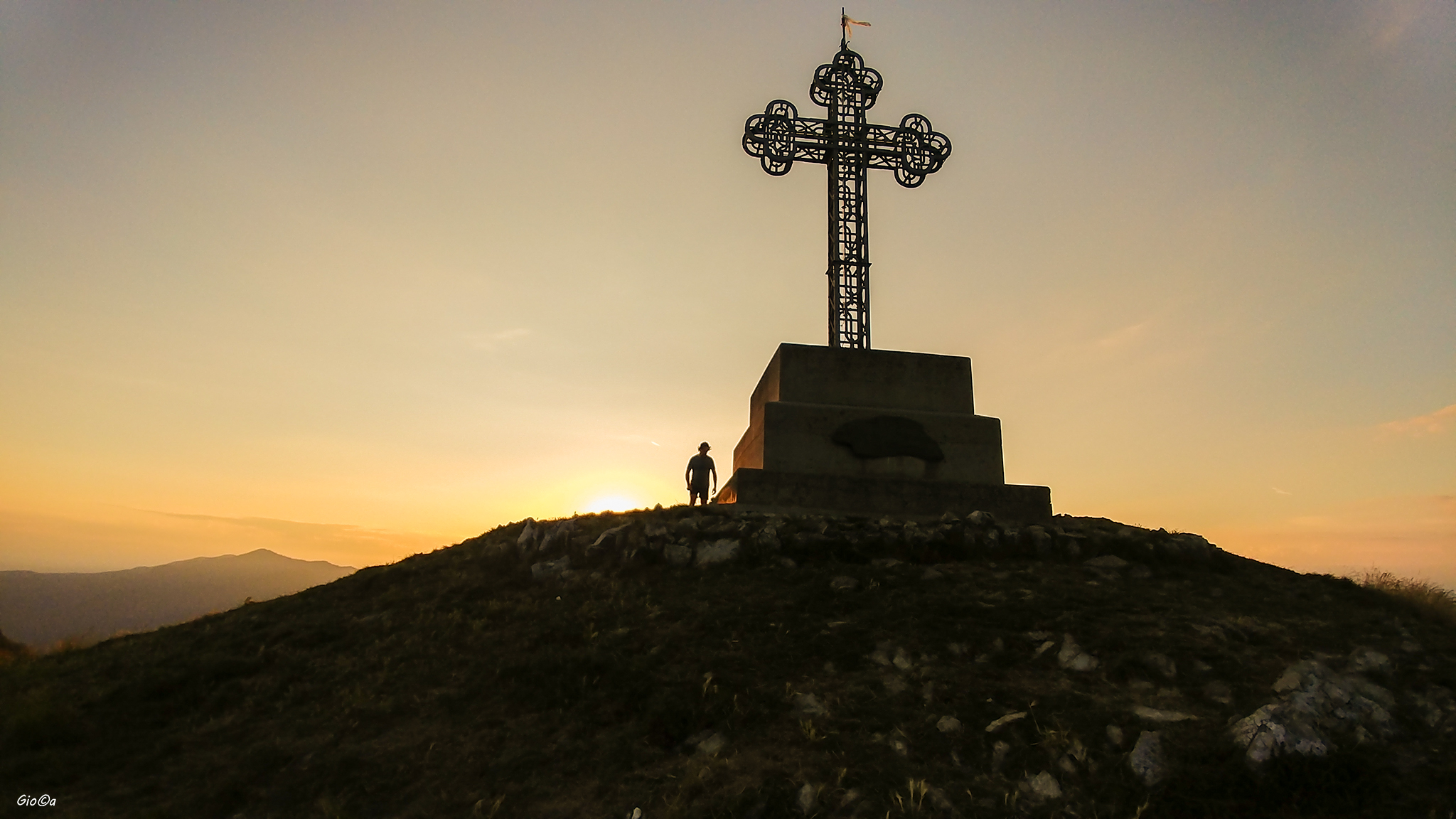 Sunset at the Cross ...