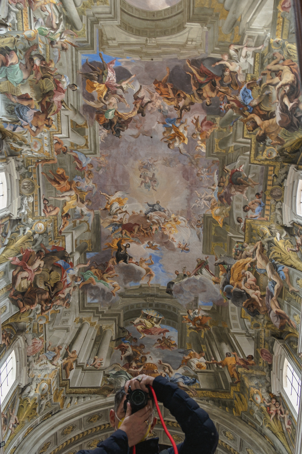 Entering a fresco by Andrea Pozzo is a privilege...