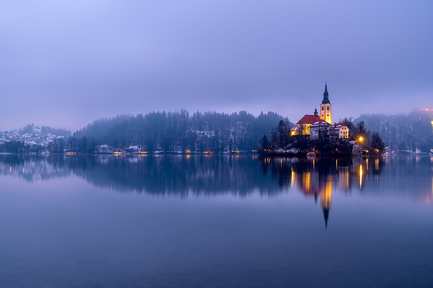 Bled Island in winter...