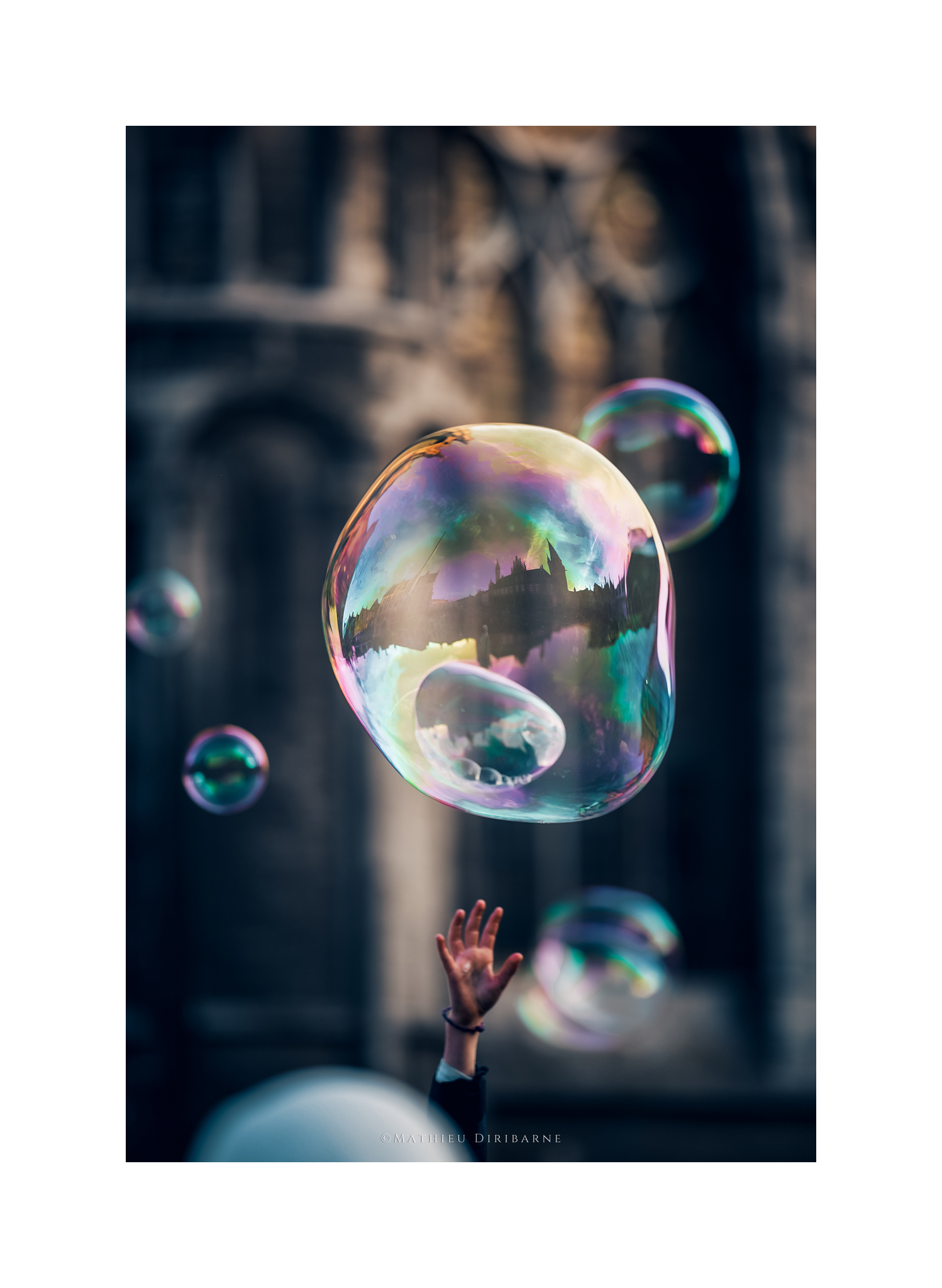 The Child and bubbles...